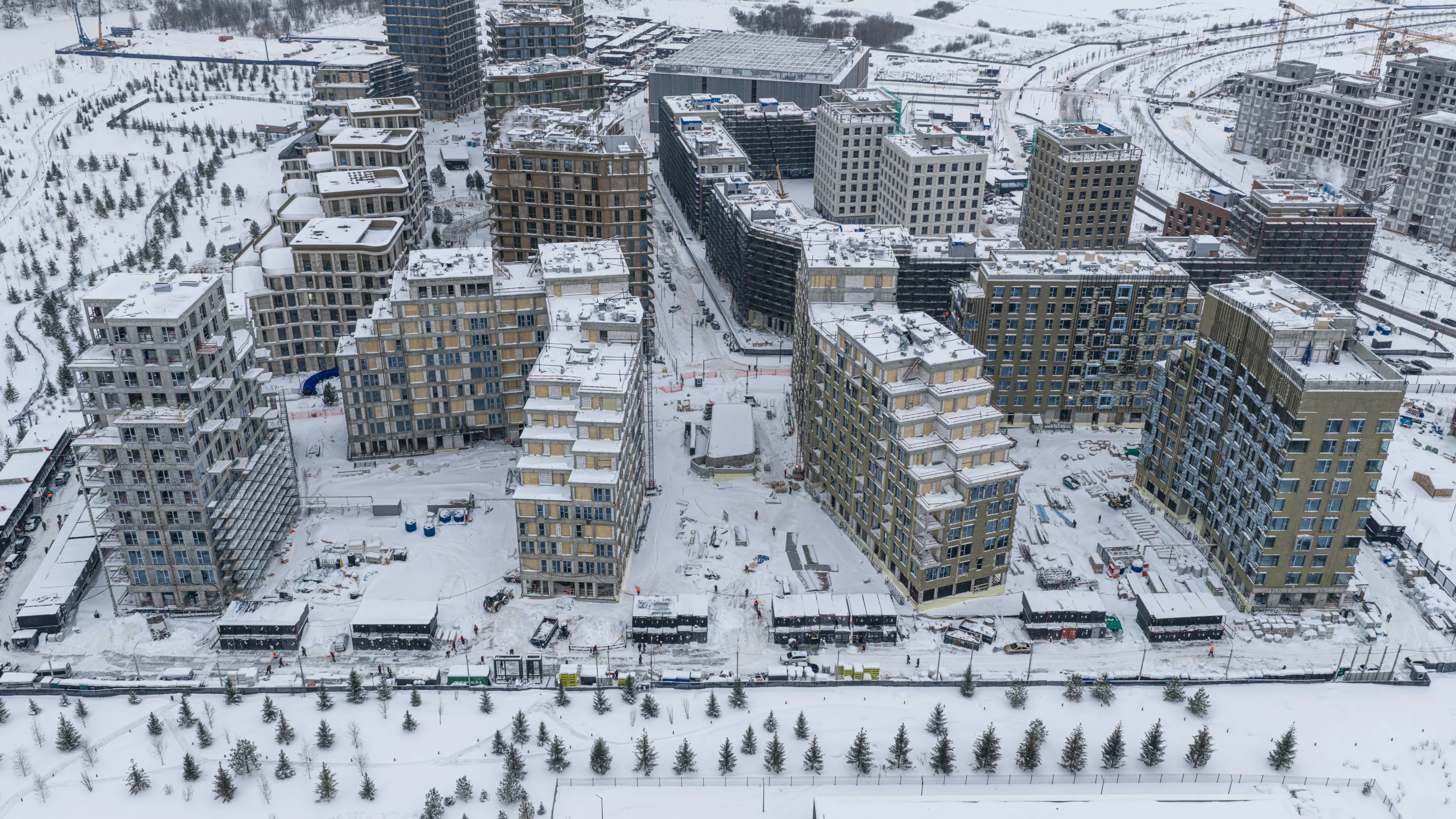 СберСити - квартал В14 ход строительства
