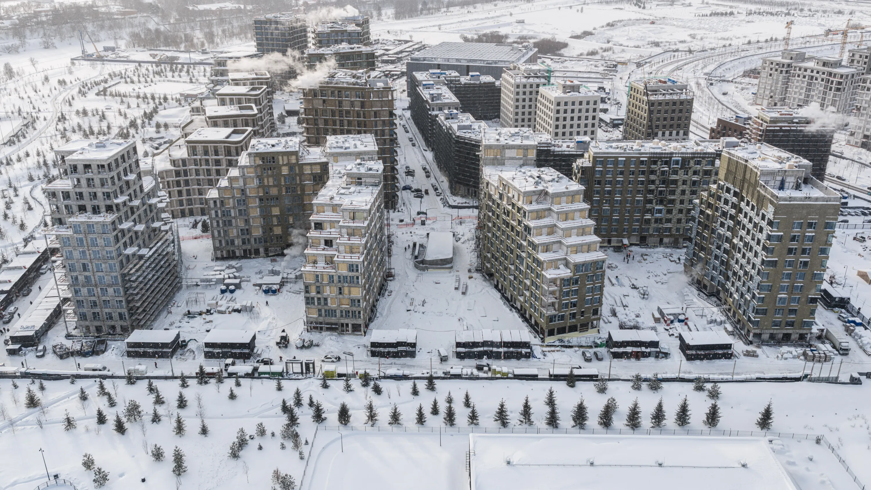 СберСити - квартал В14 ход строительства
