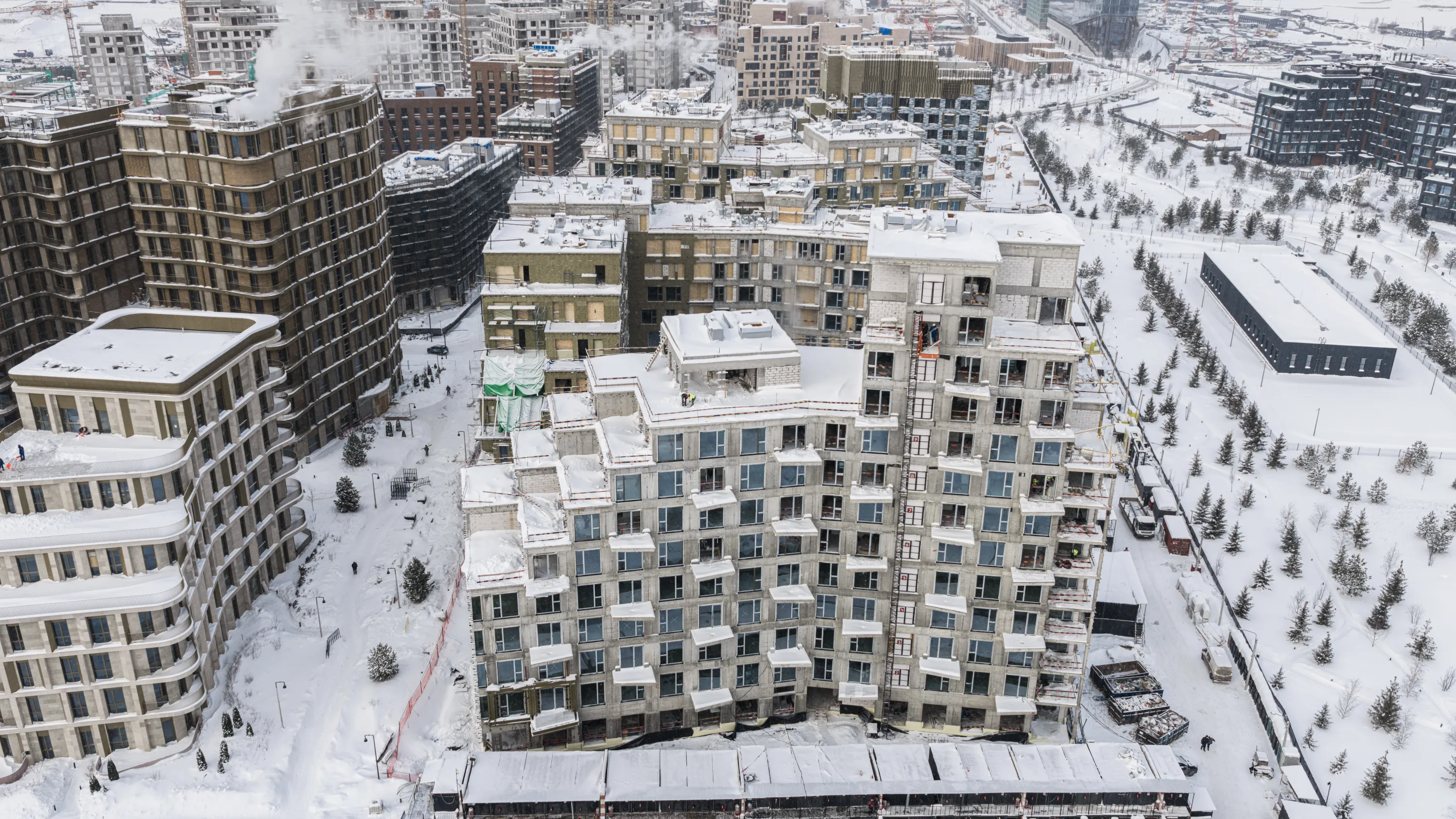 СберСити - квартал В14 ход строительства