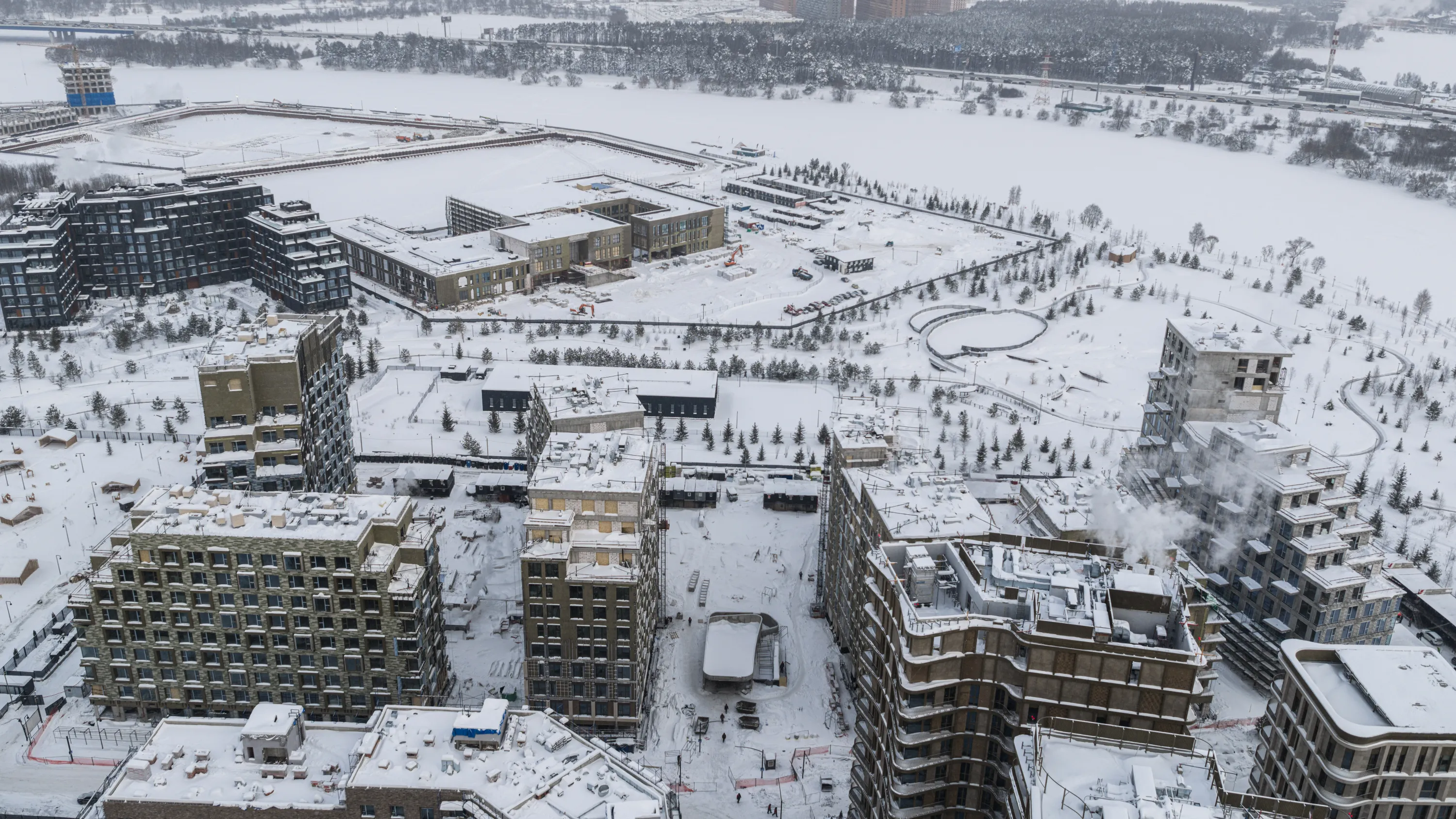 СберСити - квартал В14 ход строительства