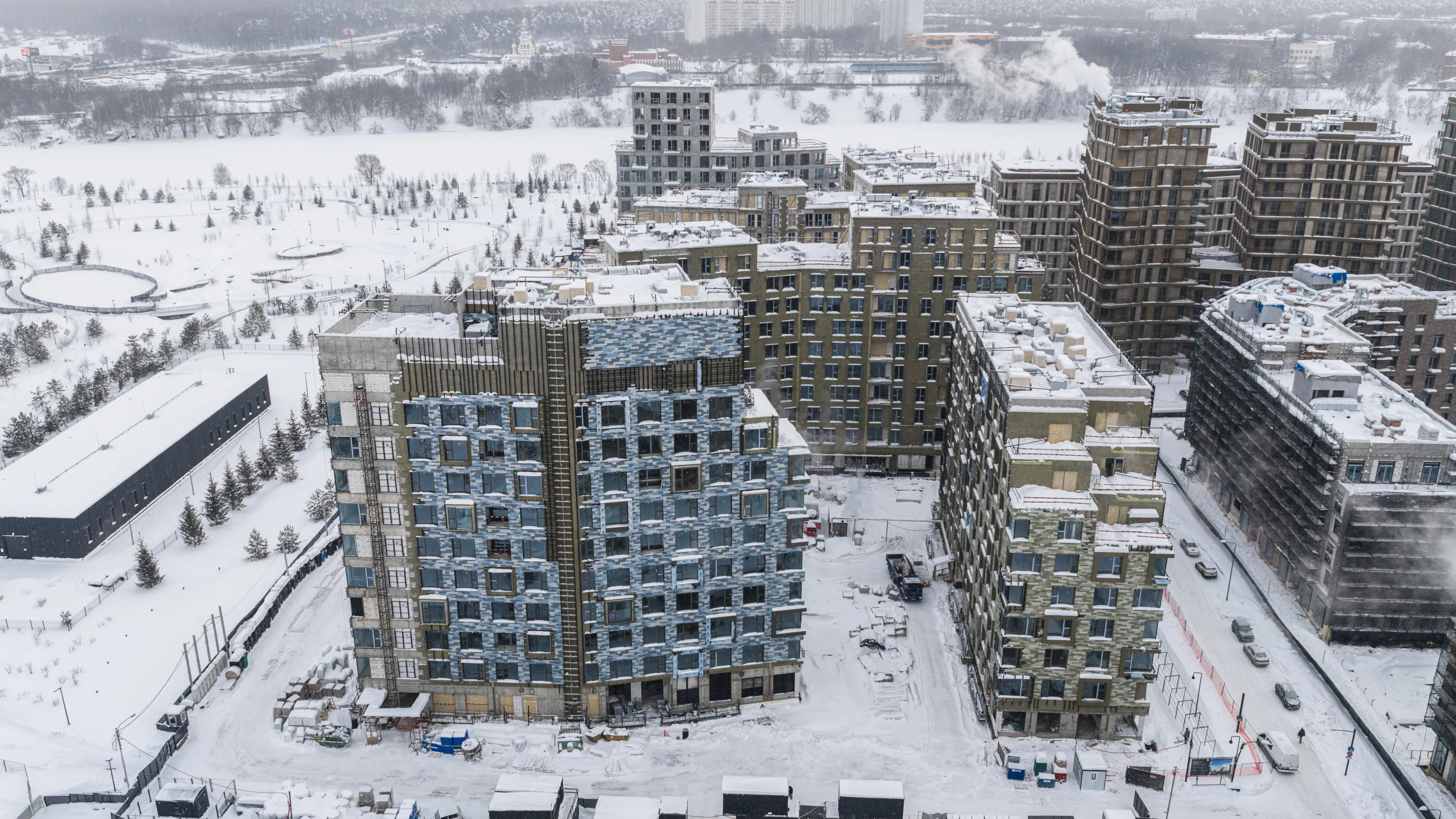 СберСити - квартал В14 ход строительства