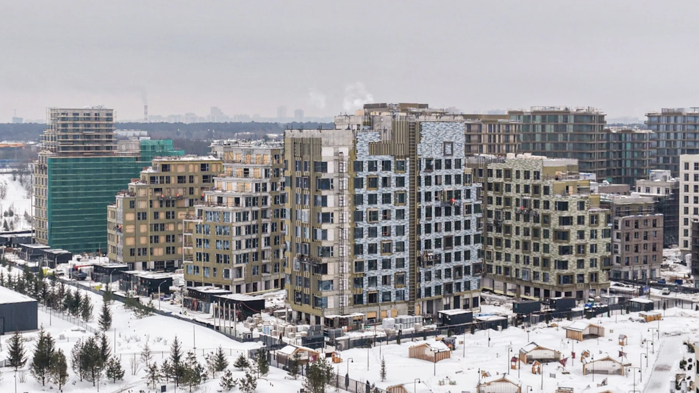 СберСити - квартал В14 ход строительства