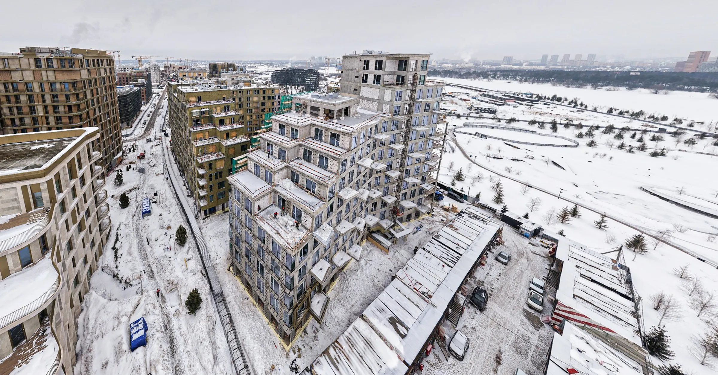 СберСити - квартал В14 ход строительства