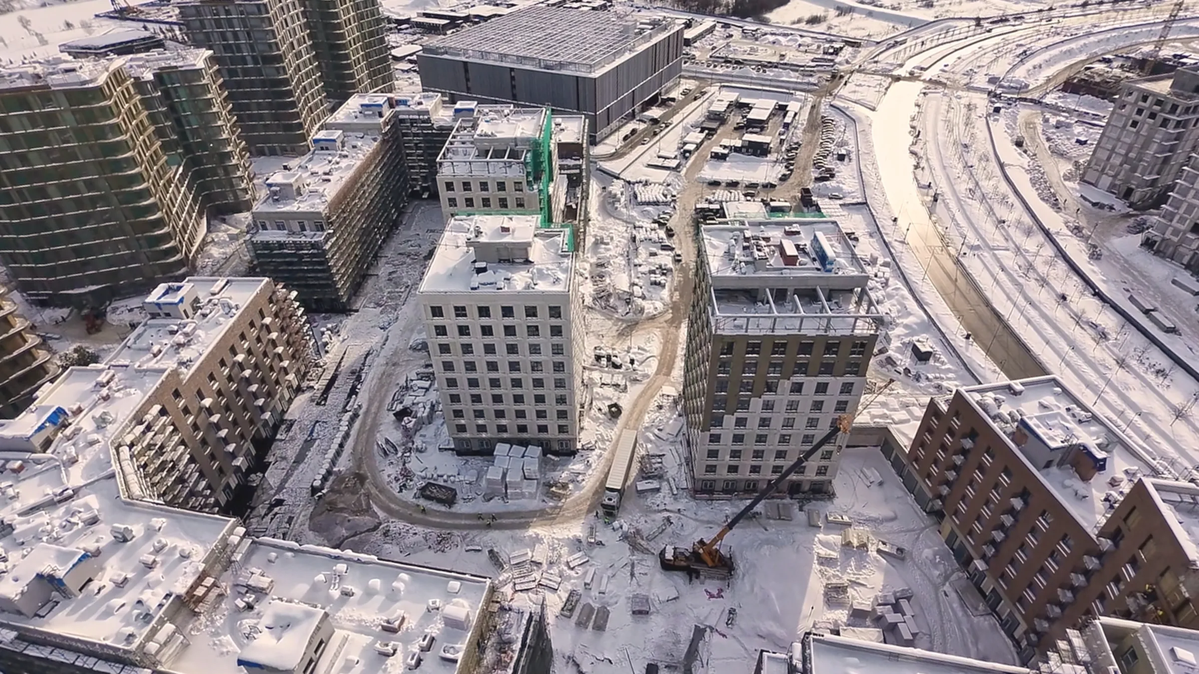 СберСити - квартал В14 ход строительства