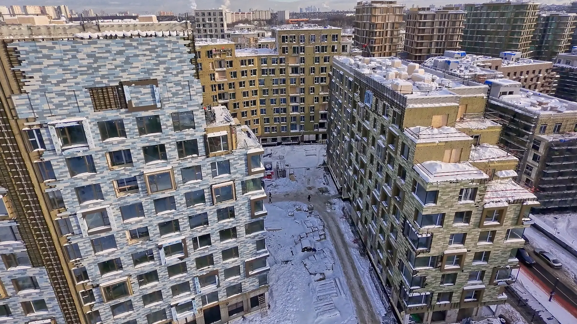 СберСити - квартал В14 ход строительства