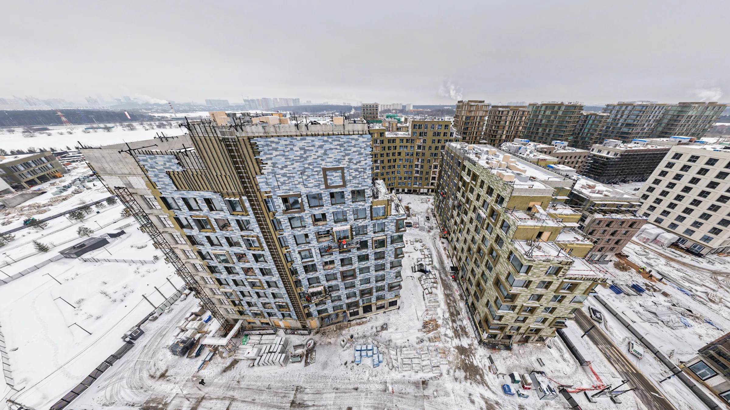 СберСити - квартал В14 ход строительства