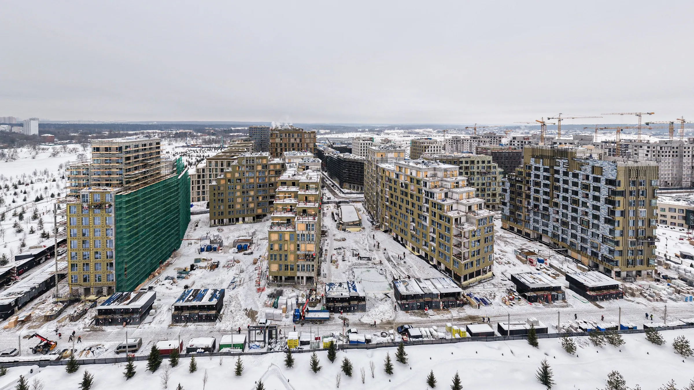 СберСити - квартал В14 ход строительства