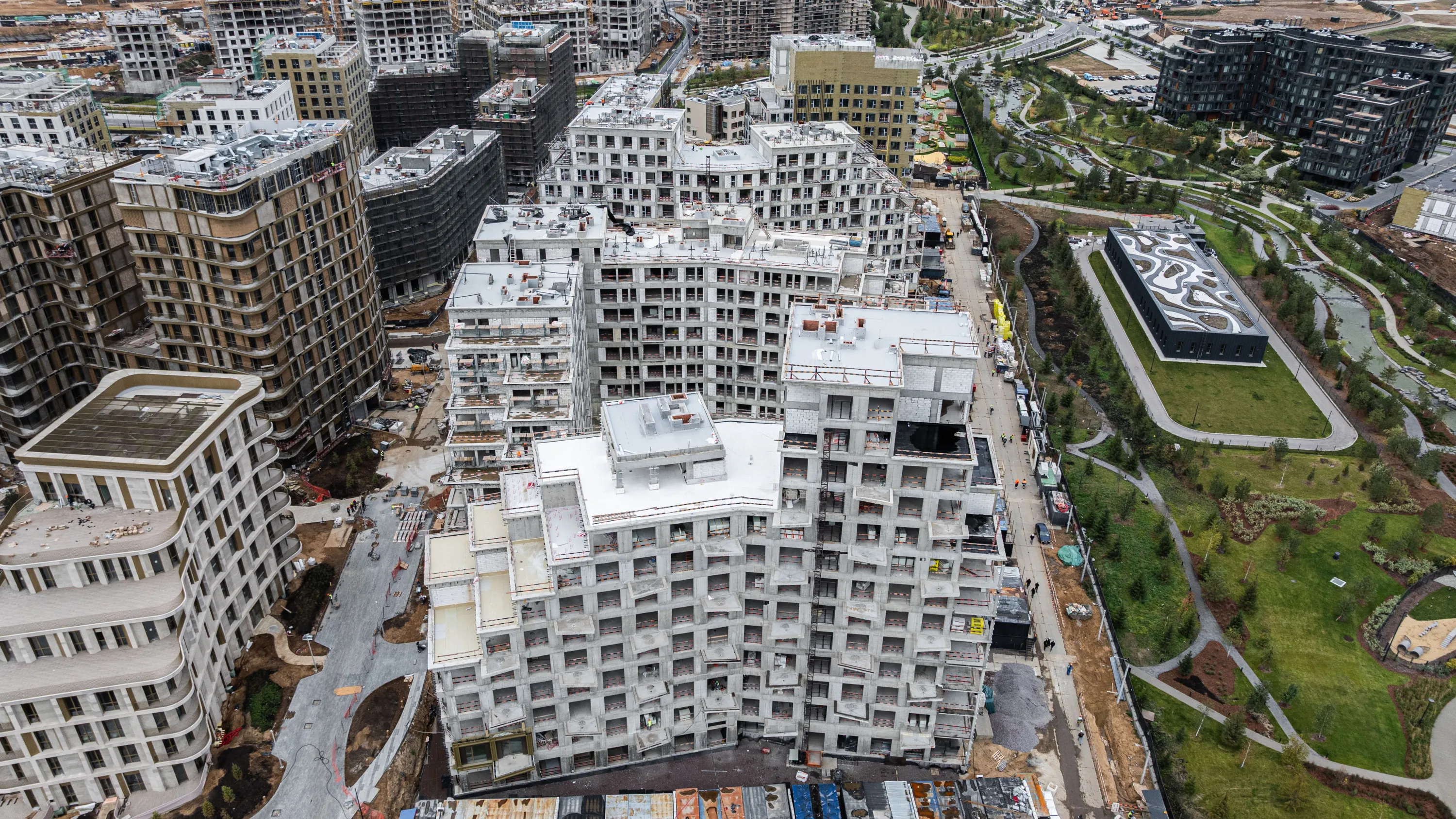 СберСити - квартал В14 ход строительства