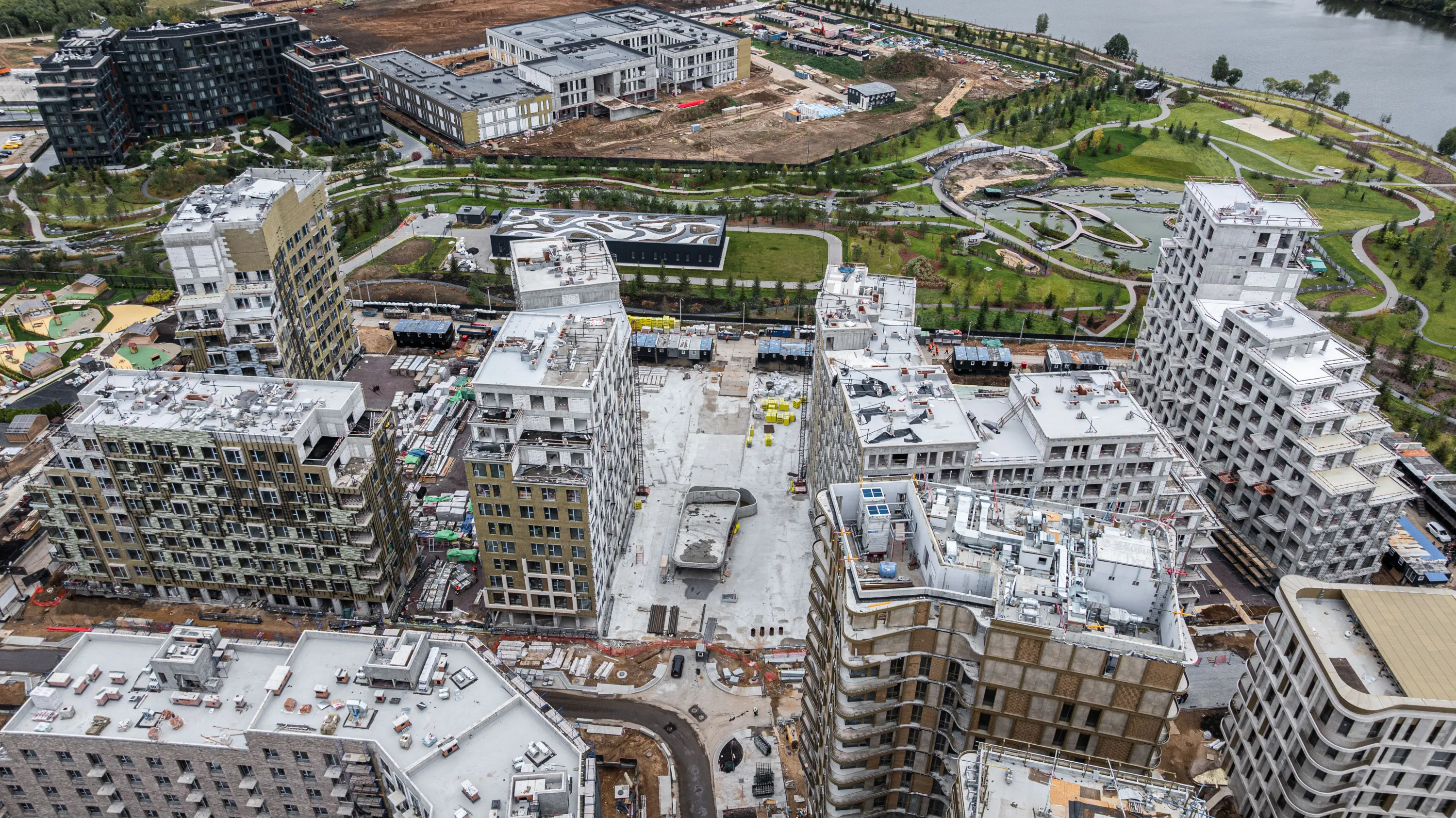 СберСити - квартал В14 ход строительства