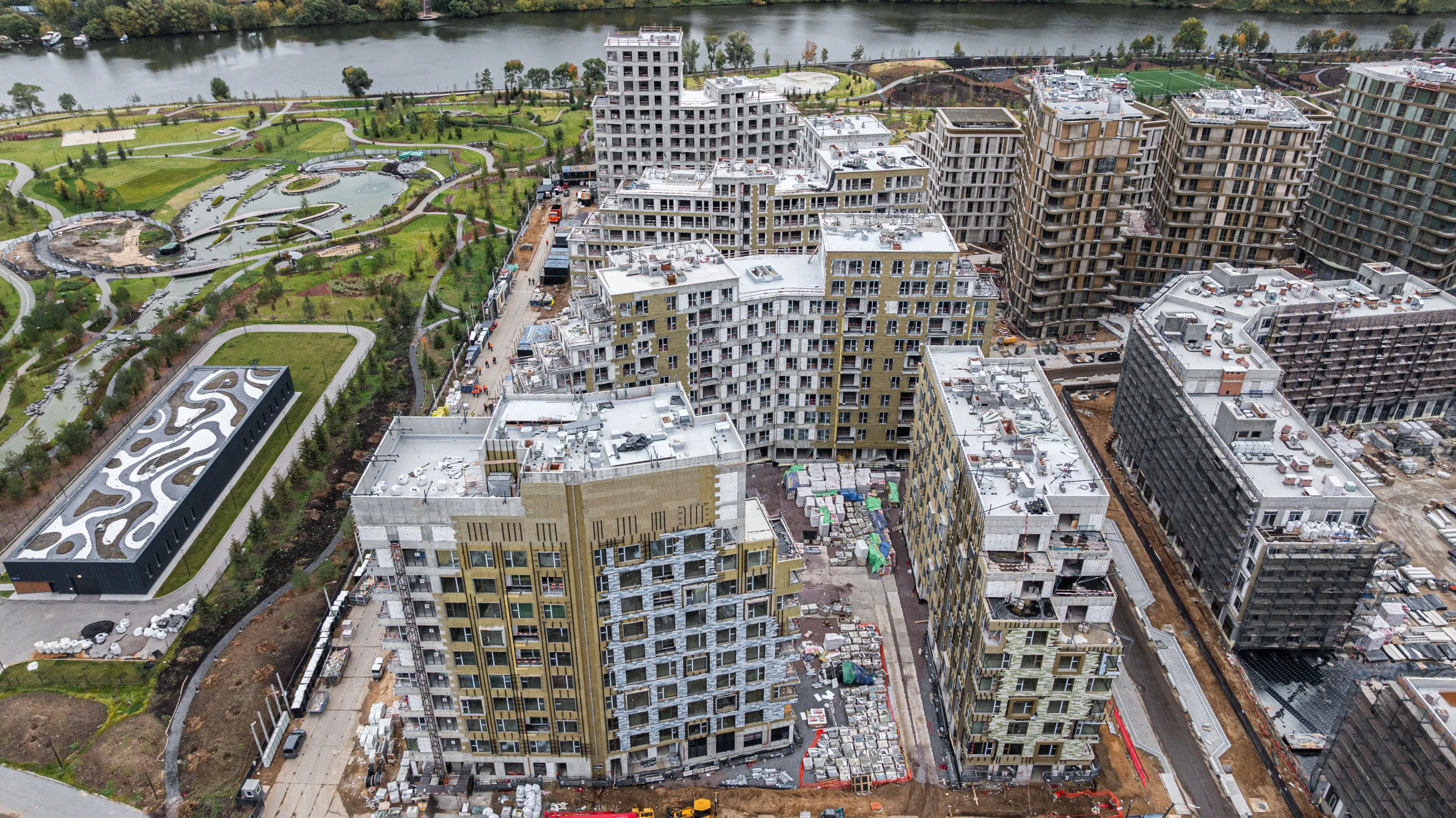 СберСити - квартал В14 ход строительства