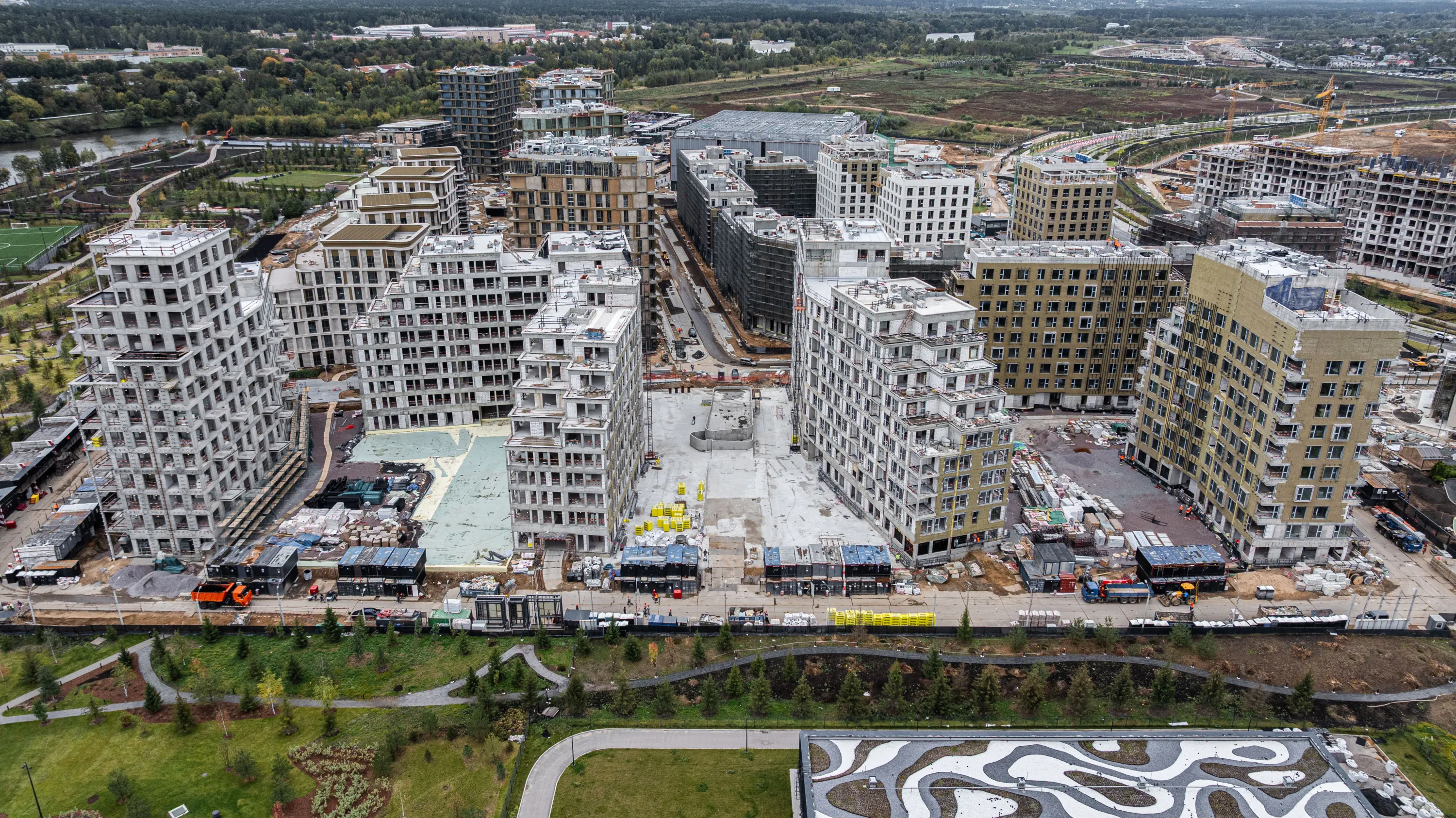 СберСити - квартал В14 ход строительства