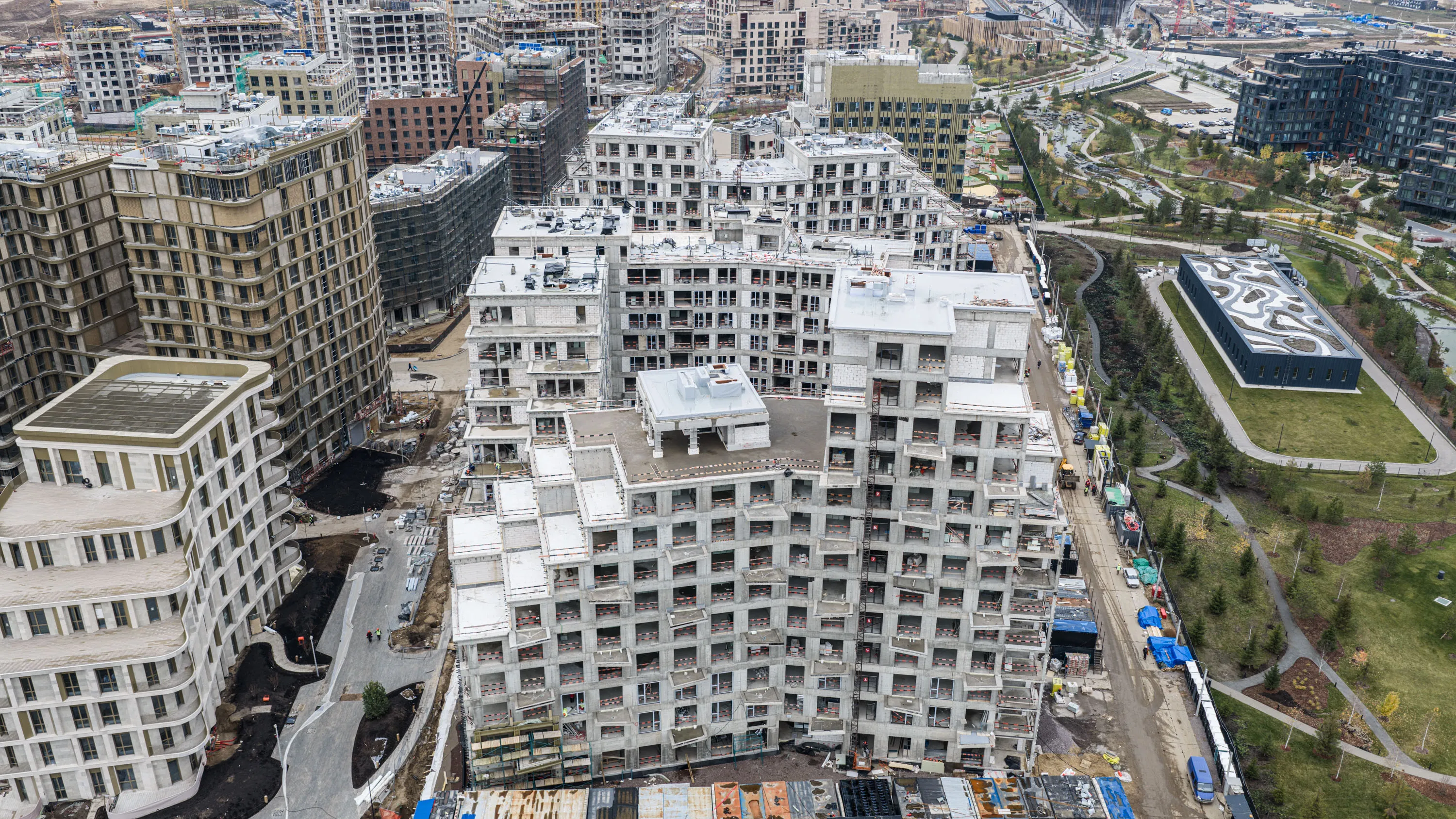 СберСити - квартал В14 ход строительства