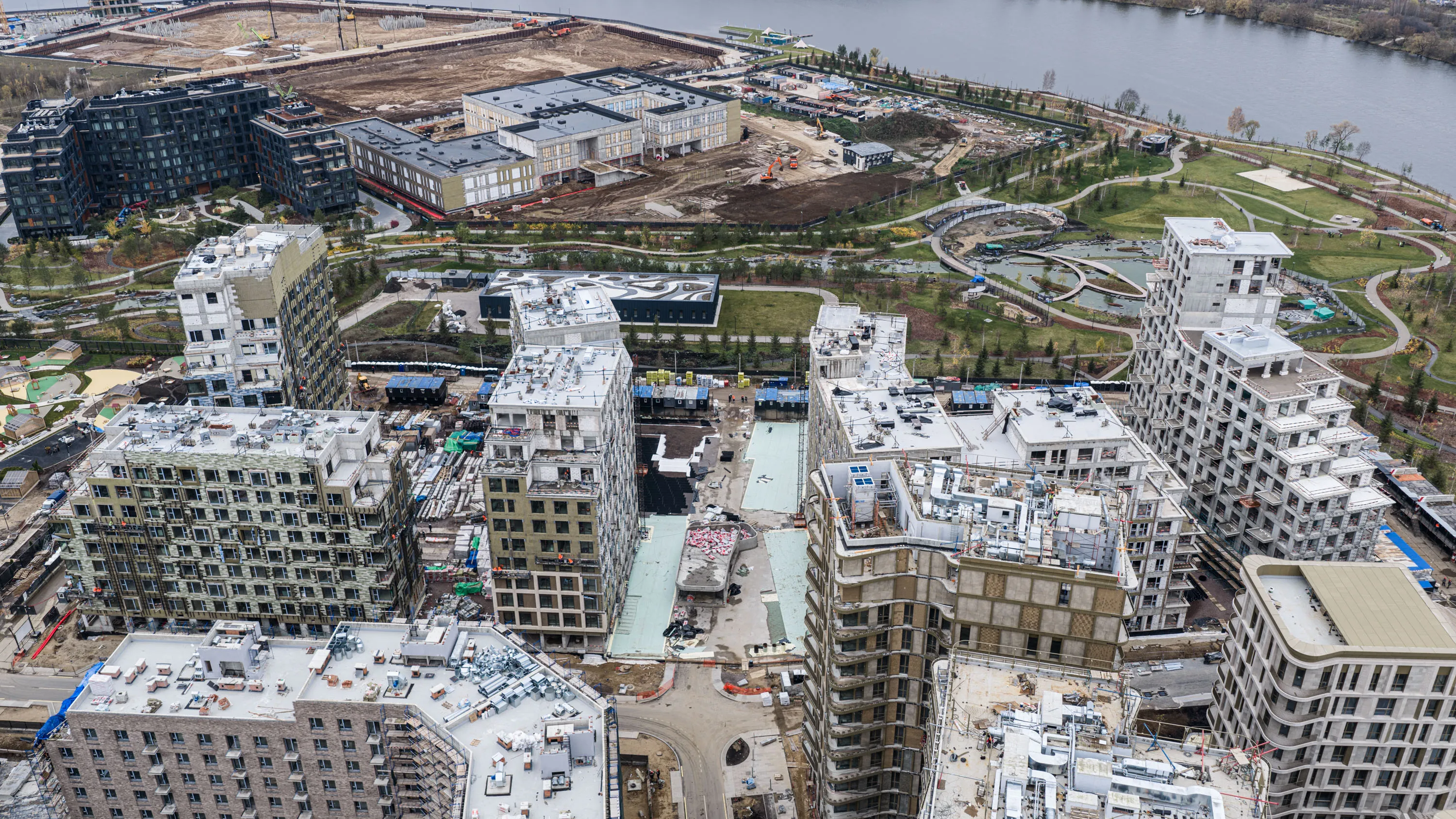 СберСити - квартал В14 ход строительства