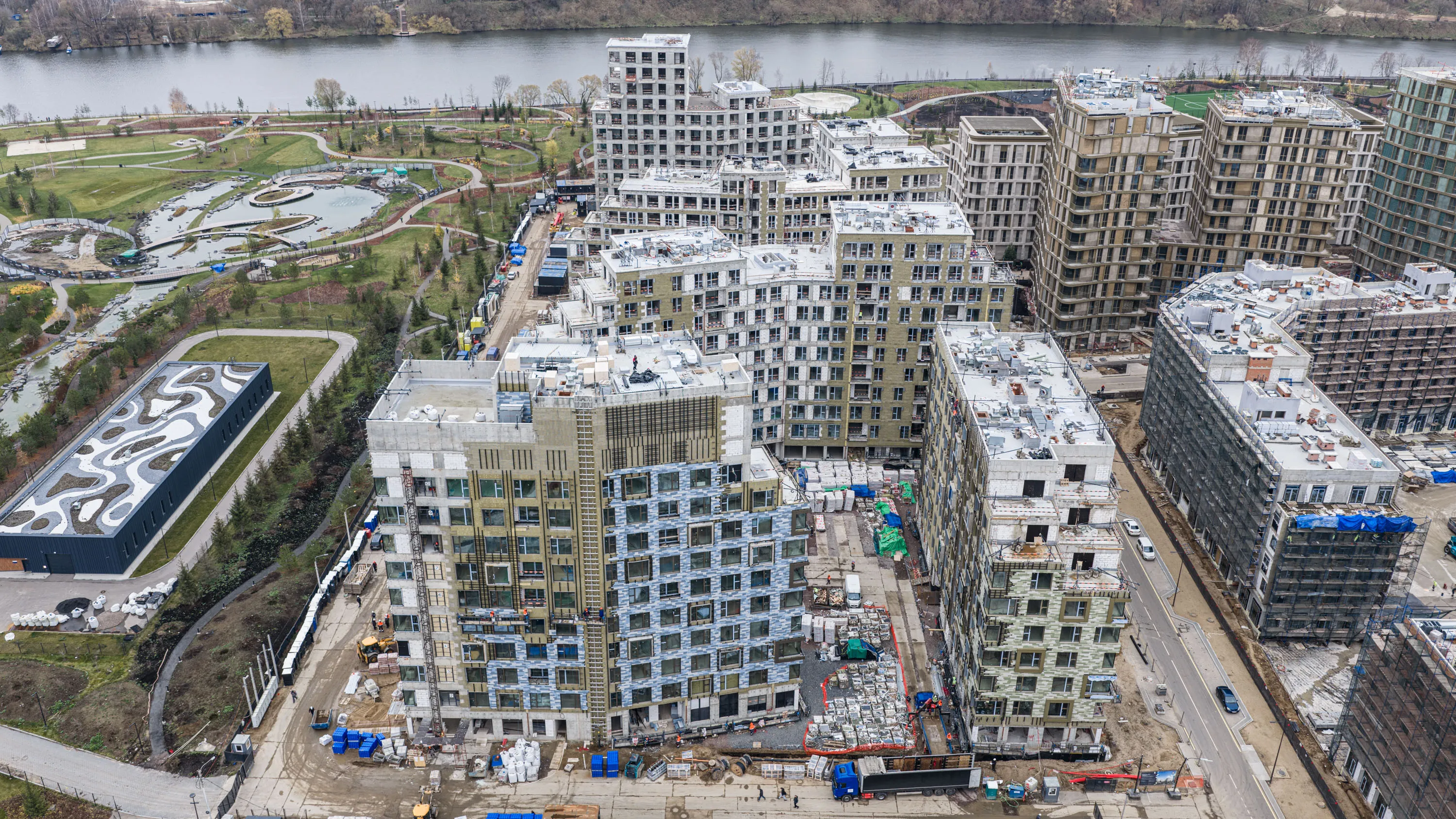 СберСити - квартал В14 ход строительства
