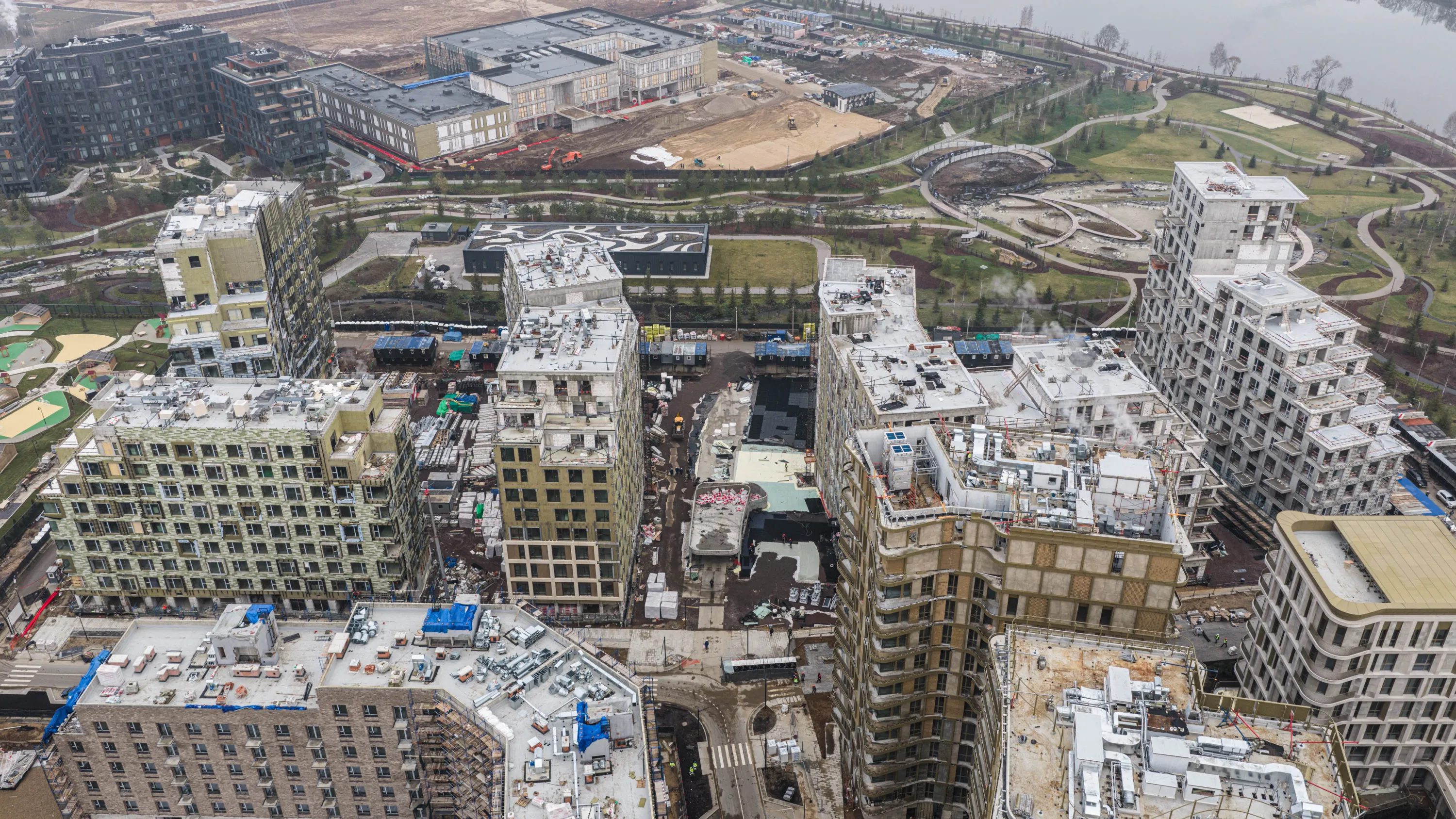 СберСити - квартал В14 ход строительства