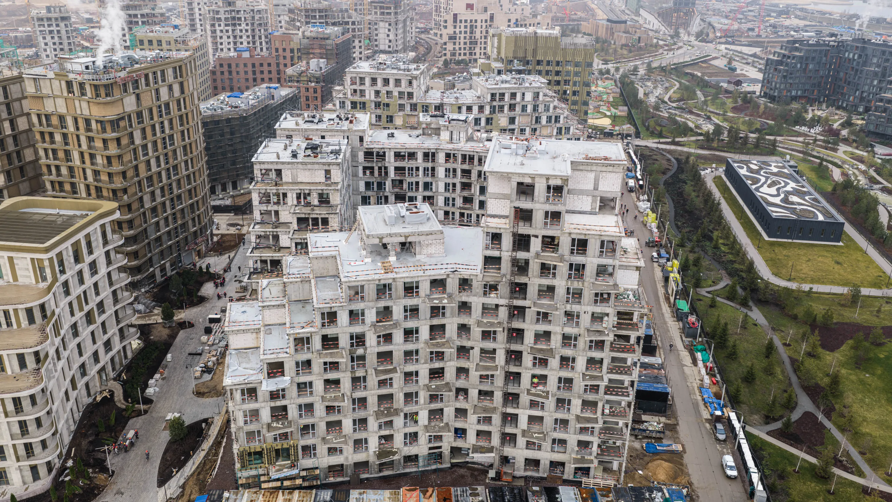 СберСити - квартал В14 ход строительства