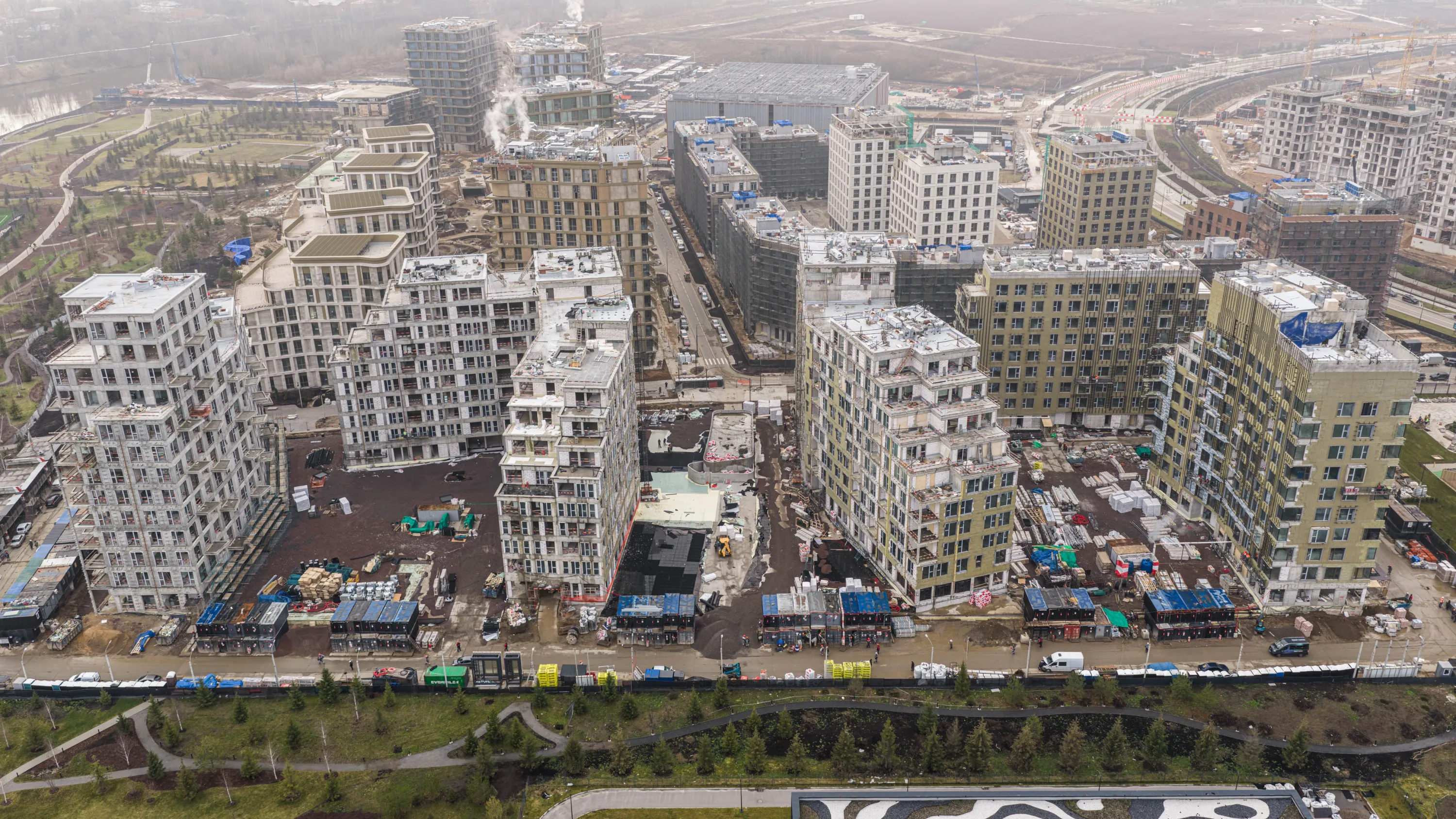 СберСити - квартал В14 ход строительства