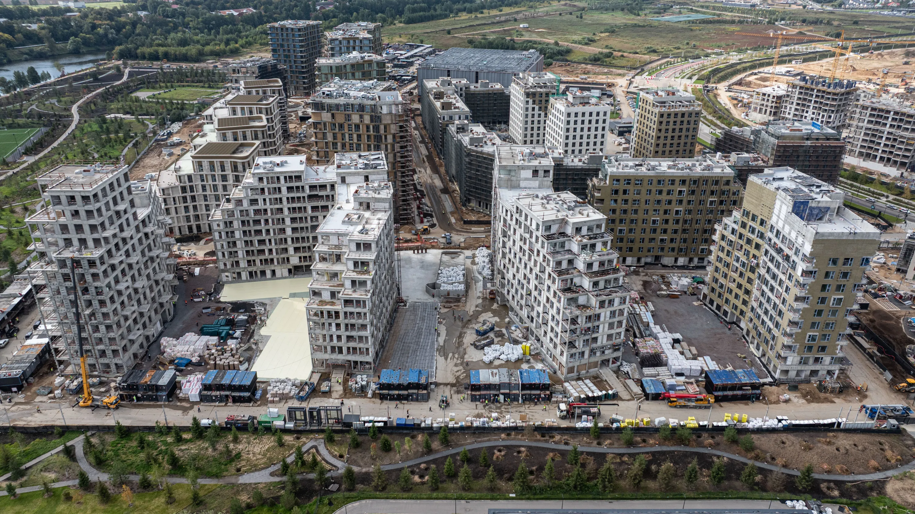 СберСити - квартал В14 ход строительства