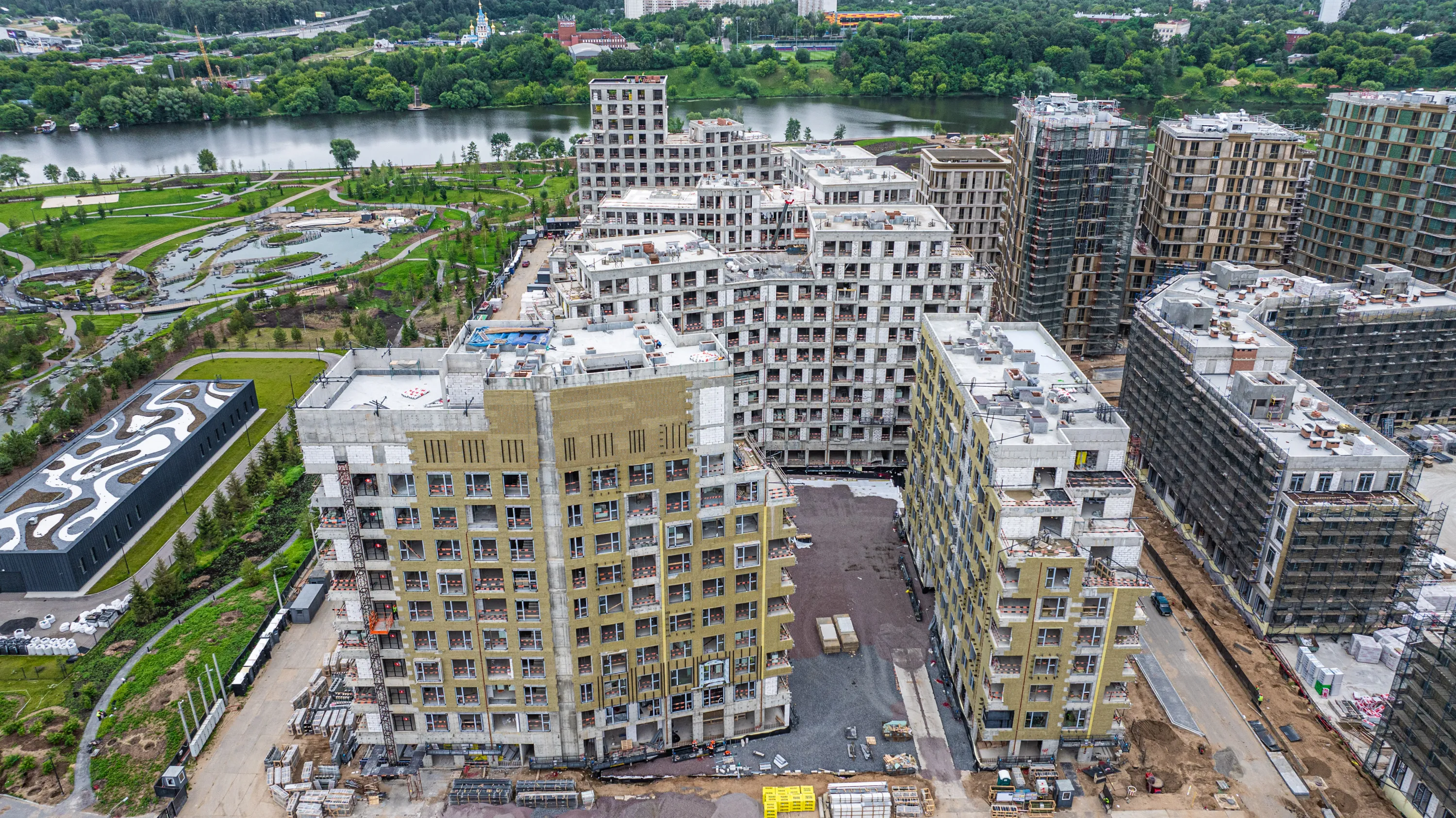 СберСити - квартал В14 ход строительства
