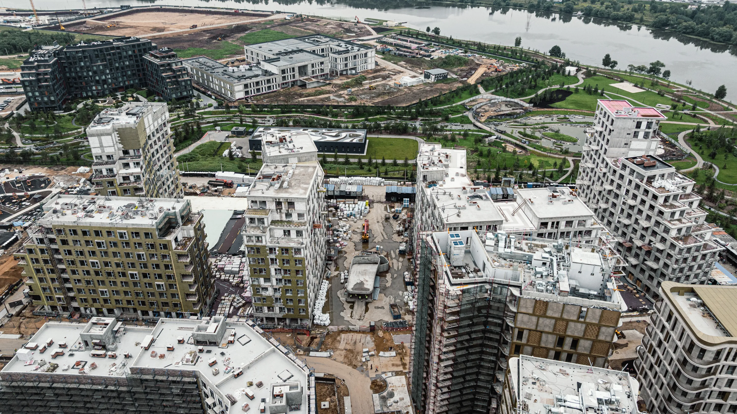 СберСити - квартал В14 ход строительства