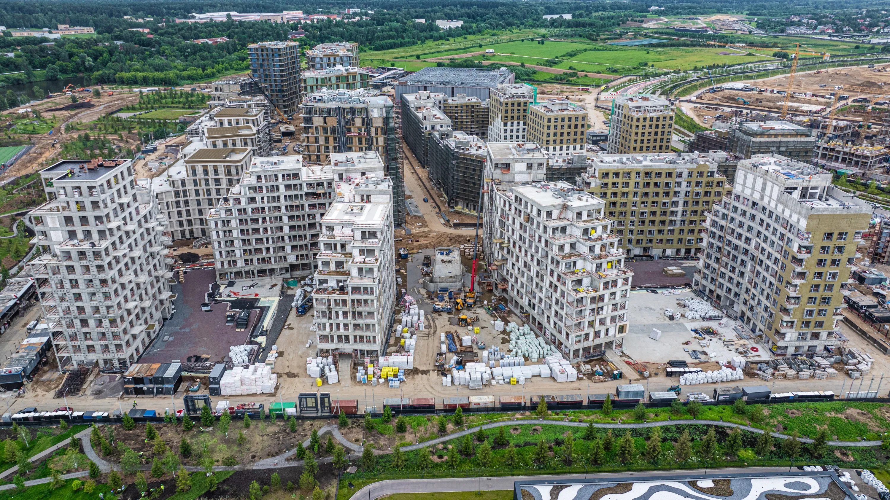 СберСити - квартал В14 ход строительства