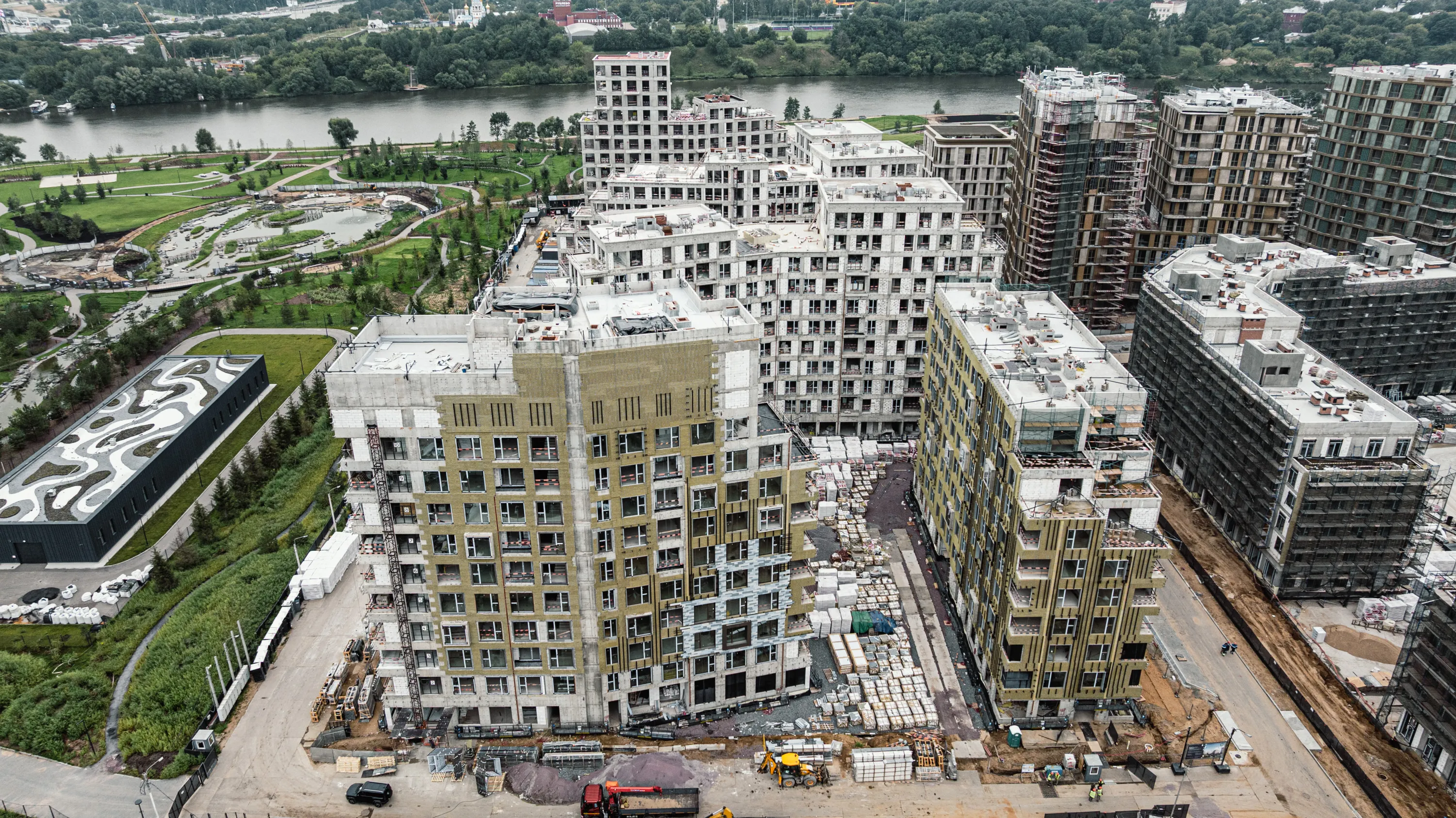 СберСити - квартал В14 ход строительства