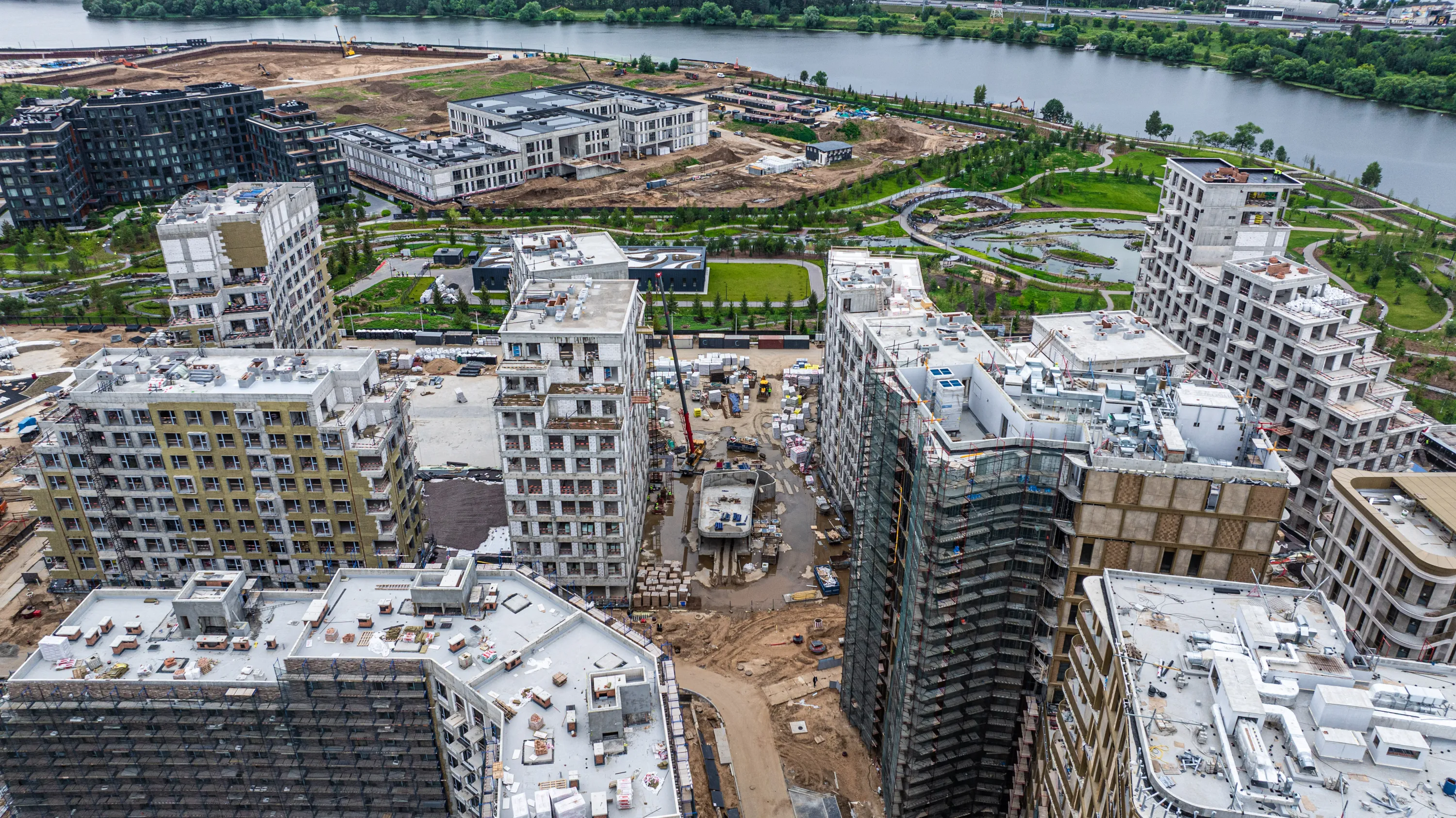 СберСити - квартал В14 ход строительства