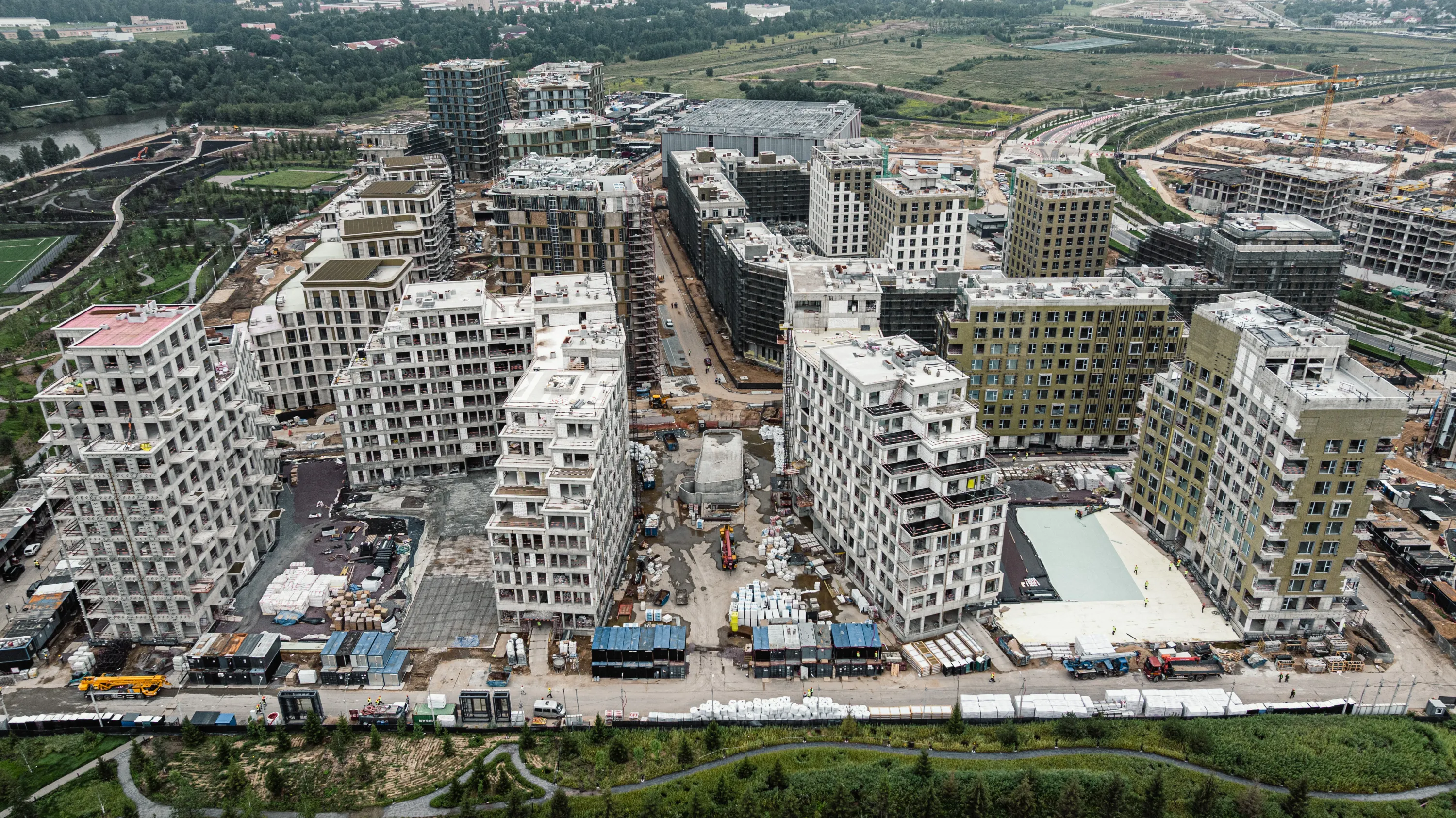 СберСити - квартал В14 ход строительства