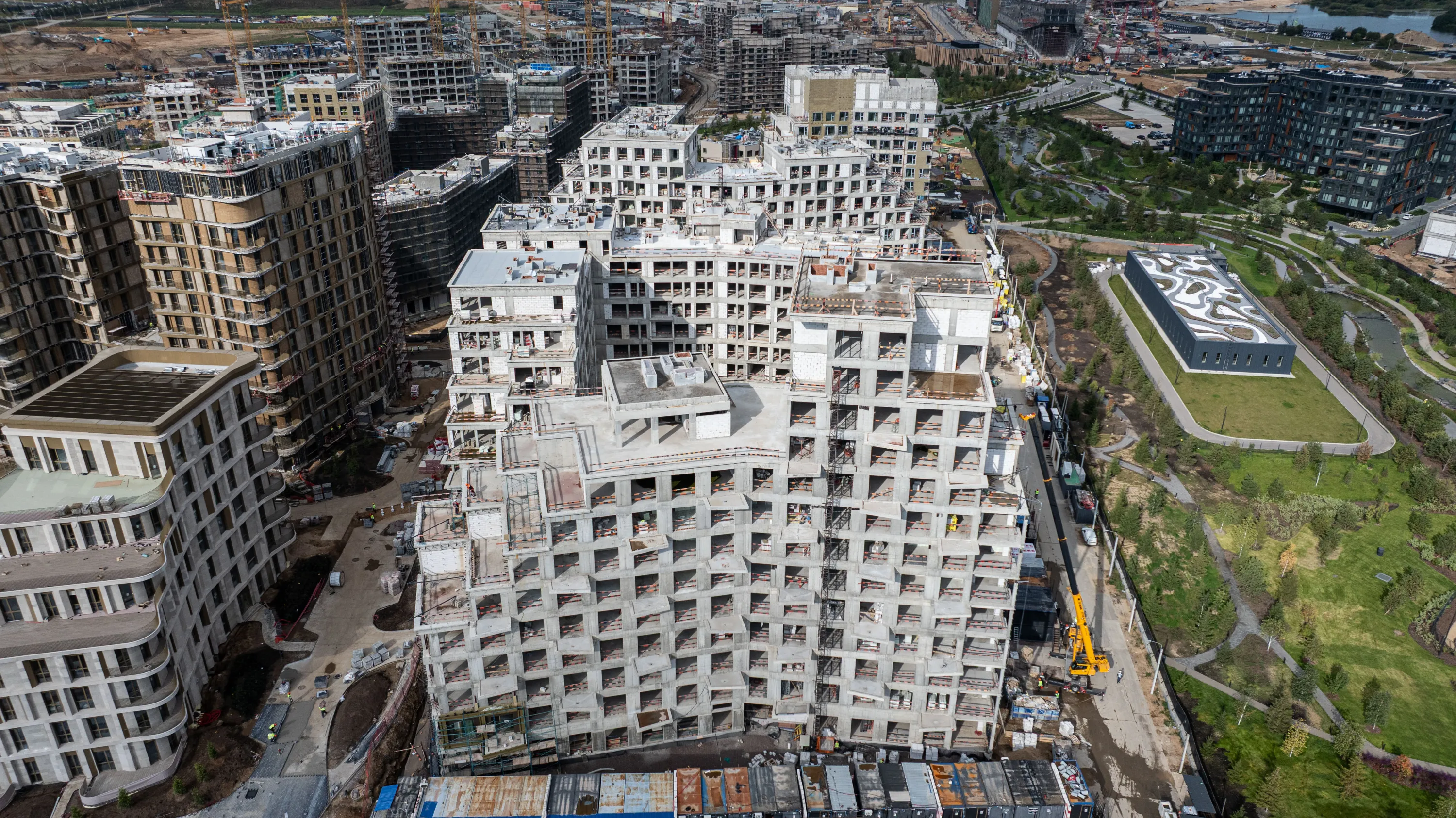 СберСити - квартал В14 ход строительства