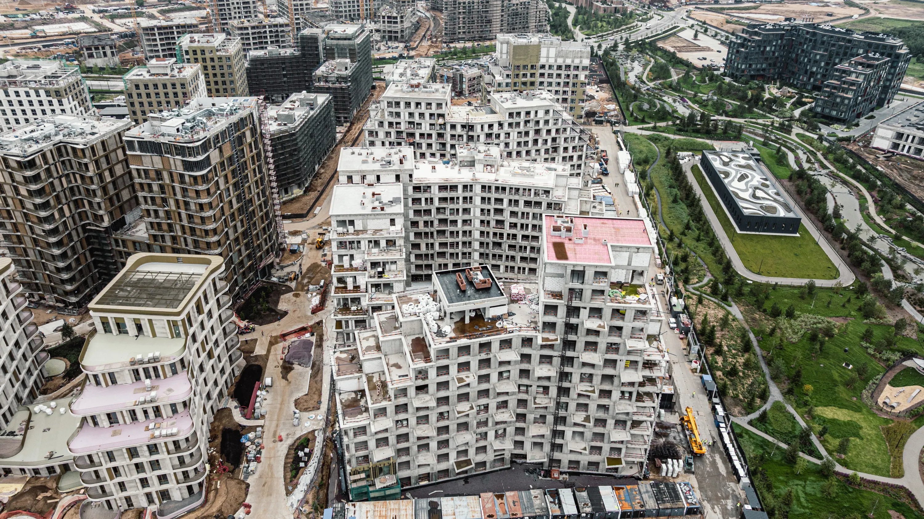 СберСити - квартал В14 ход строительства