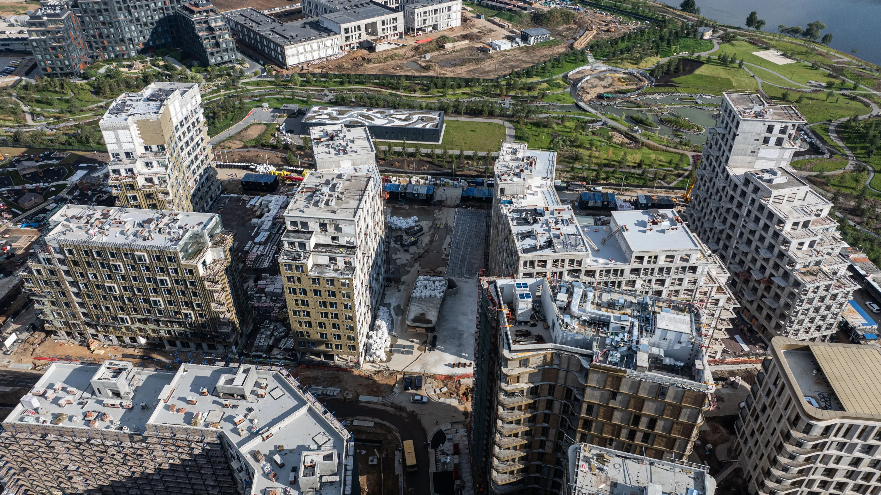 СберСити - квартал В14 ход строительства