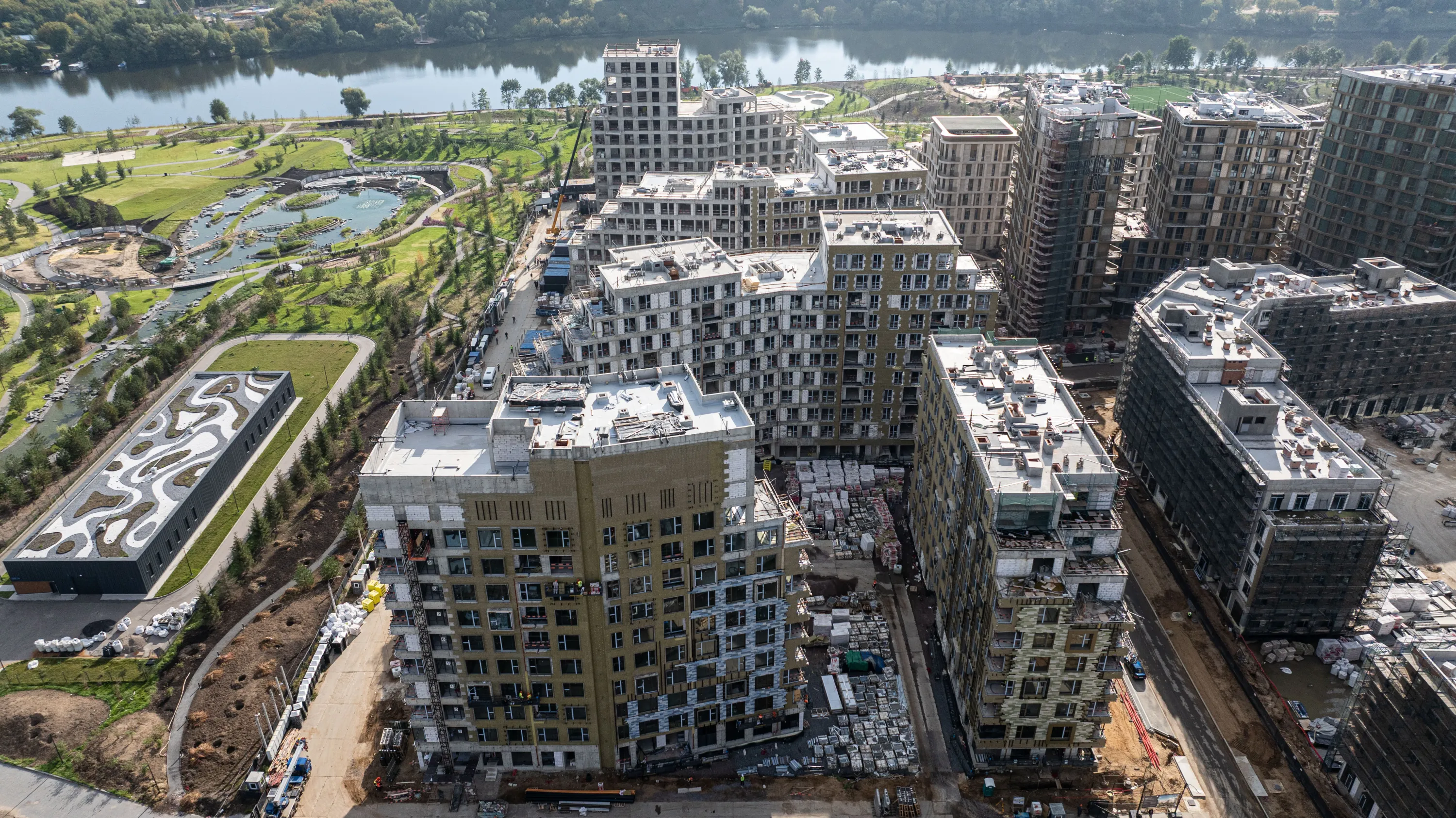 СберСити - квартал В14 ход строительства