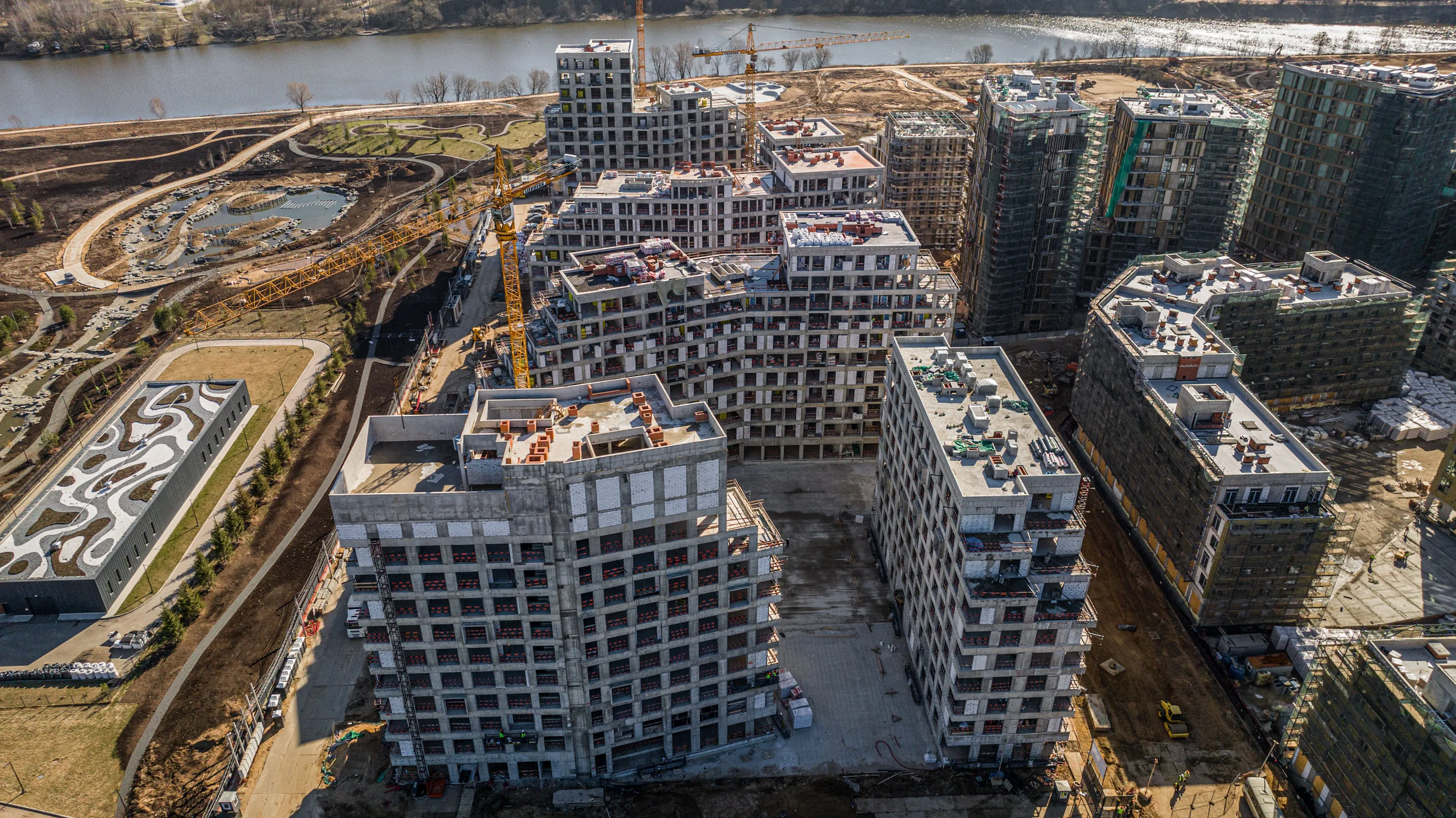 СберСити - квартал В14 ход строительства