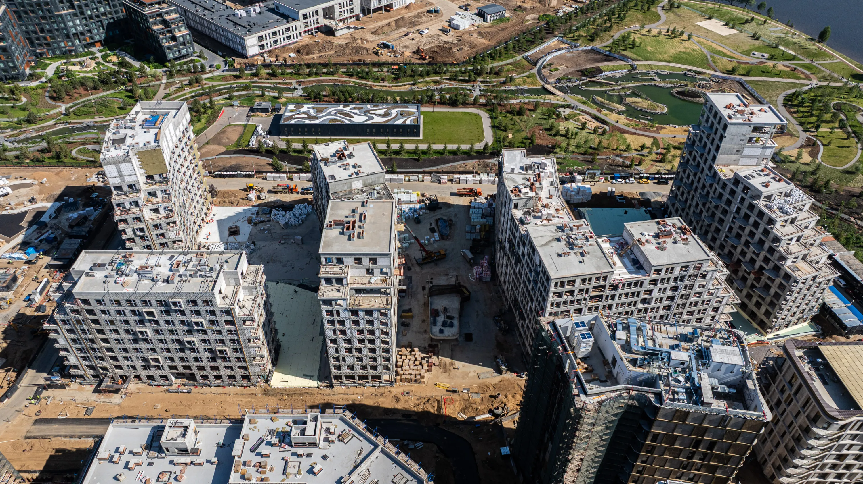 СберСити - квартал В14 ход строительства