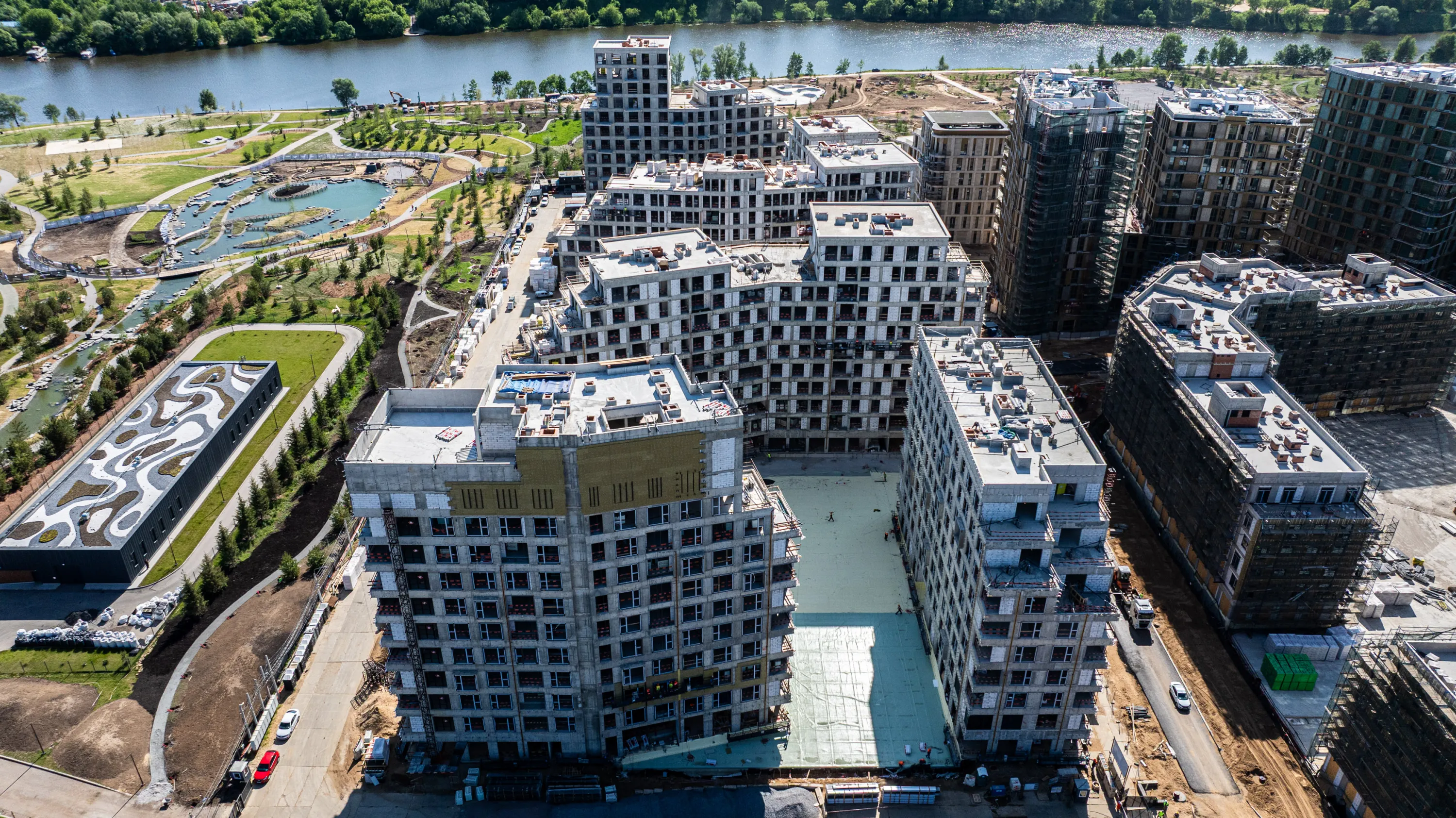 СберСити - квартал В14 ход строительства