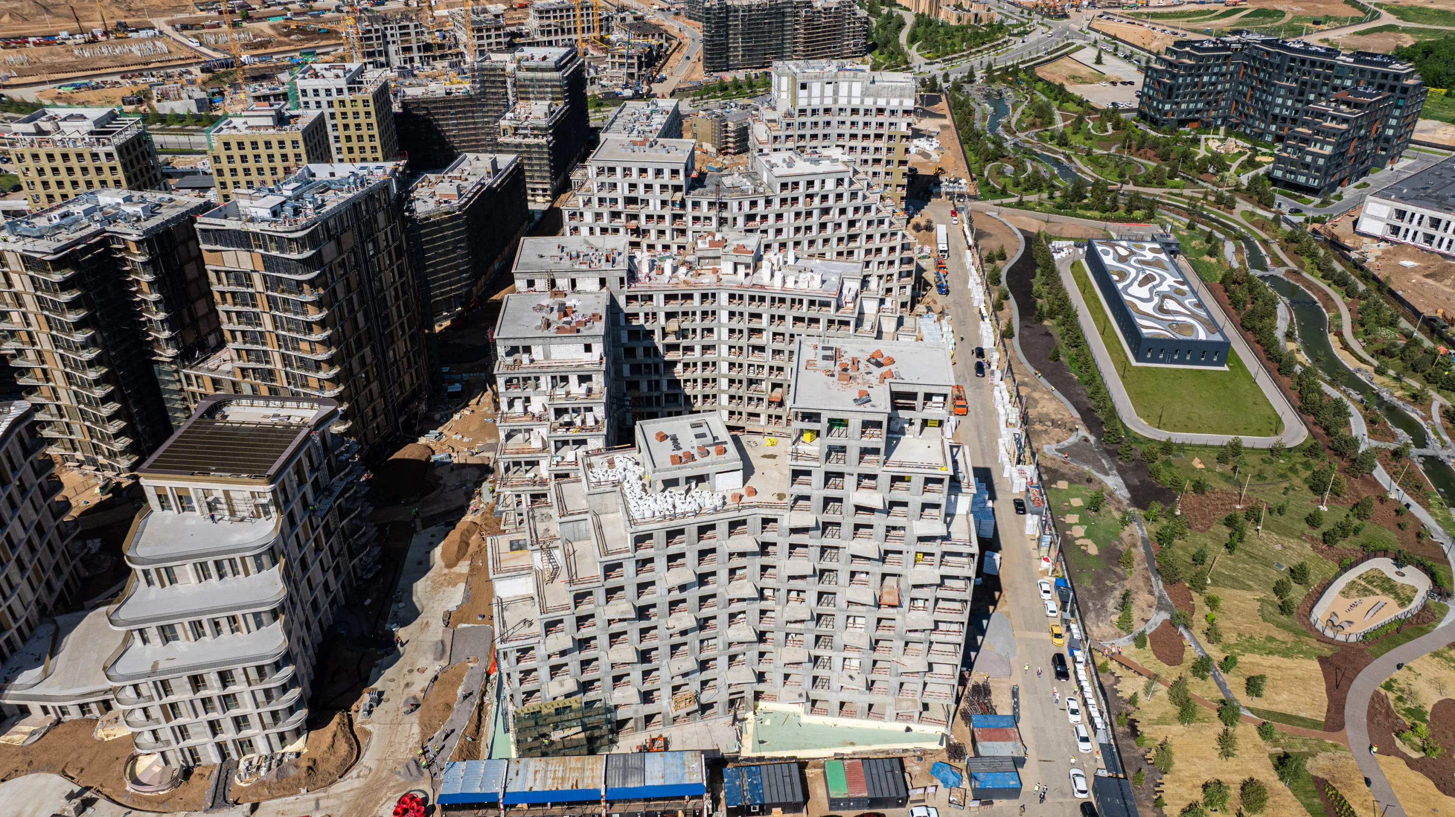 СберСити - квартал В14 ход строительства