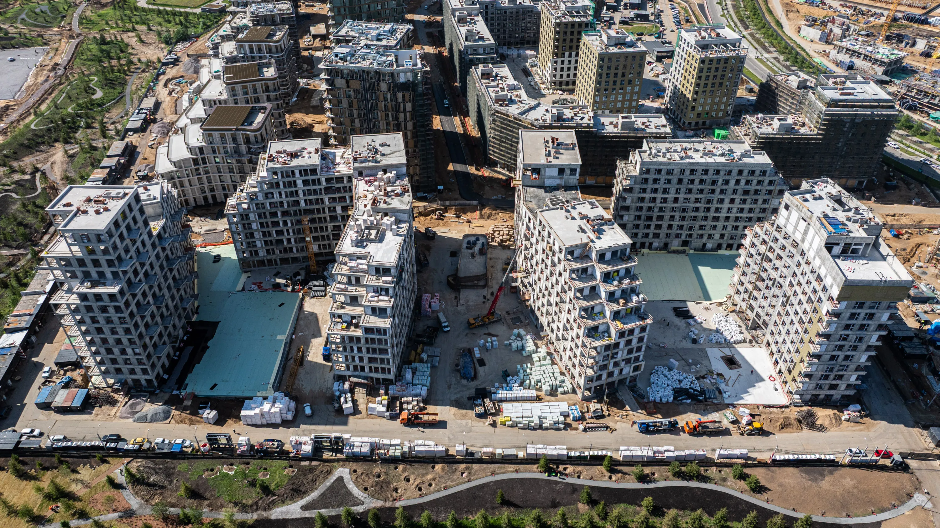 СберСити - квартал В14 ход строительства