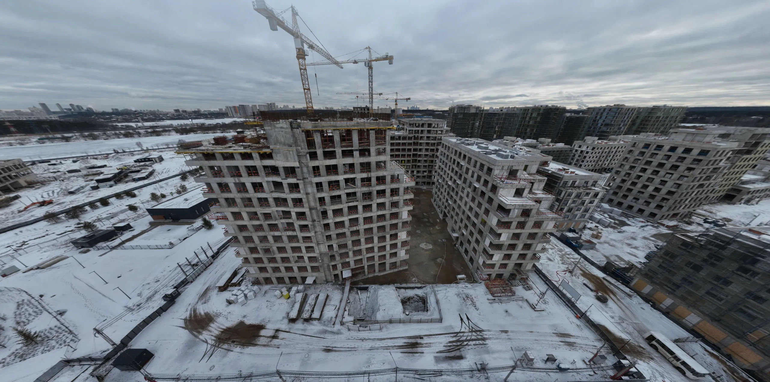 СберСити - квартал В14 ход строительства