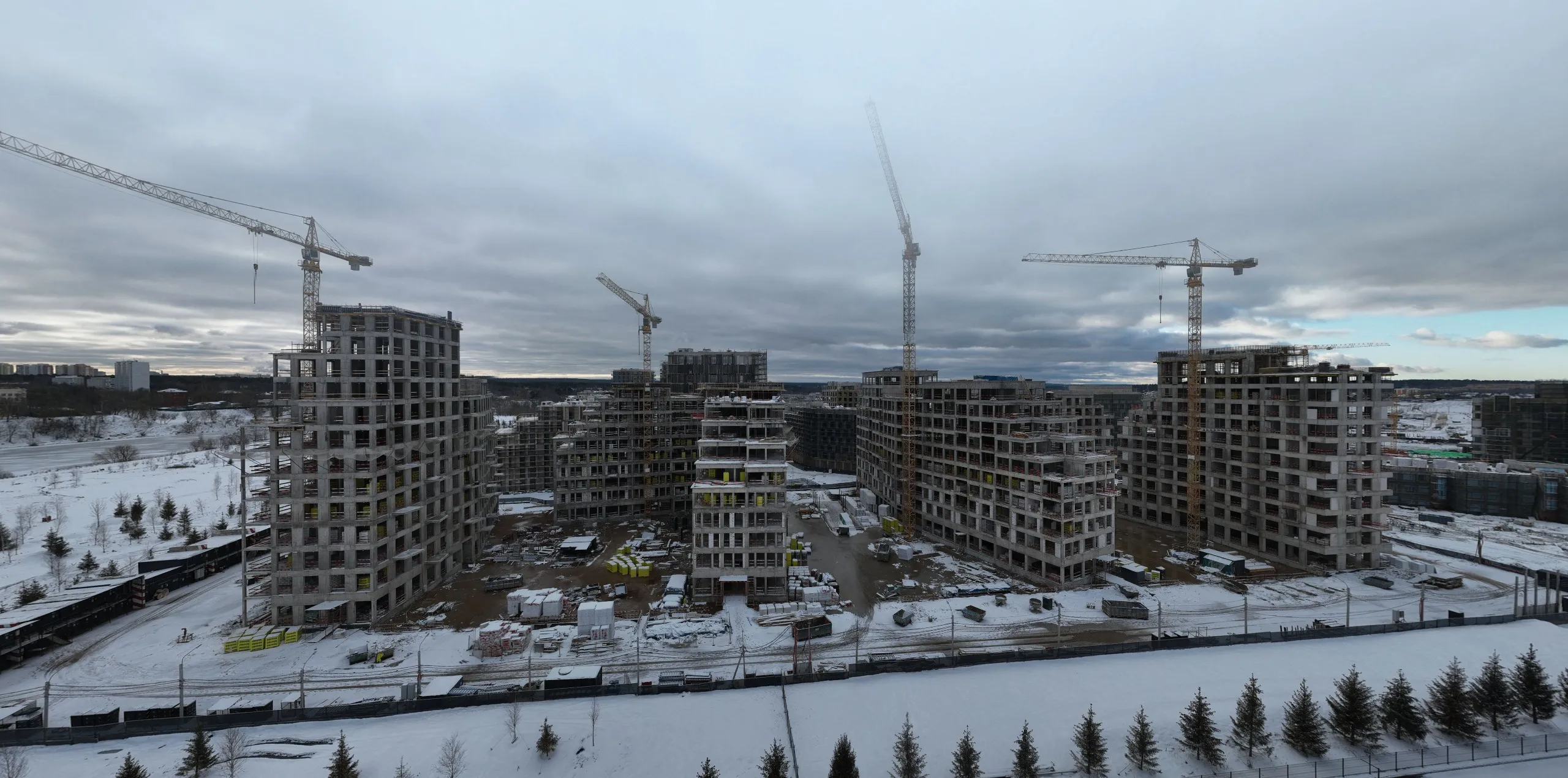 СберСити - квартал В14 ход строительства