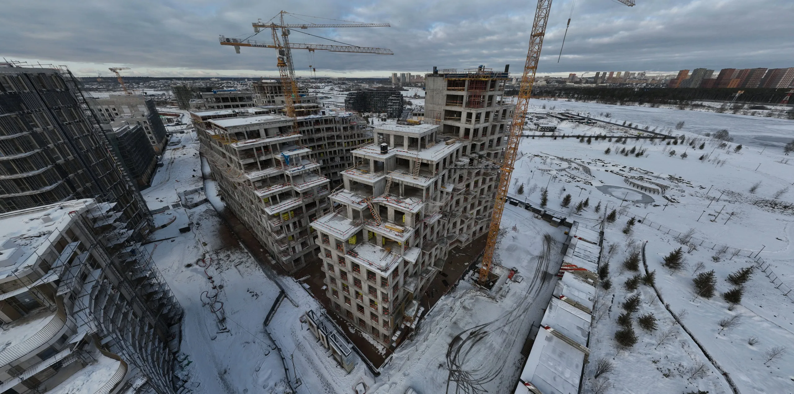 СберСити - квартал В14 ход строительства