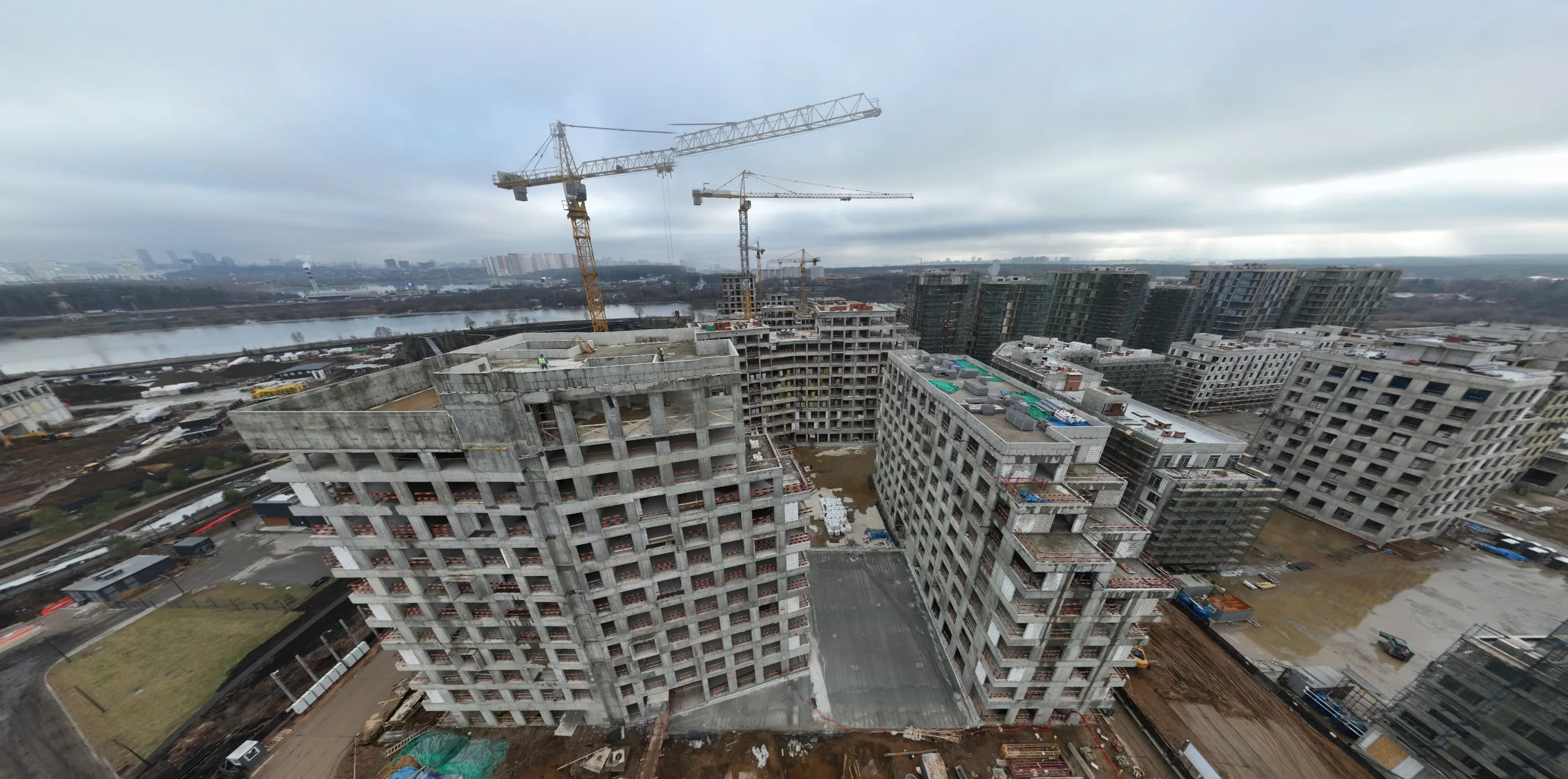 СберСити - квартал В14 ход строительства