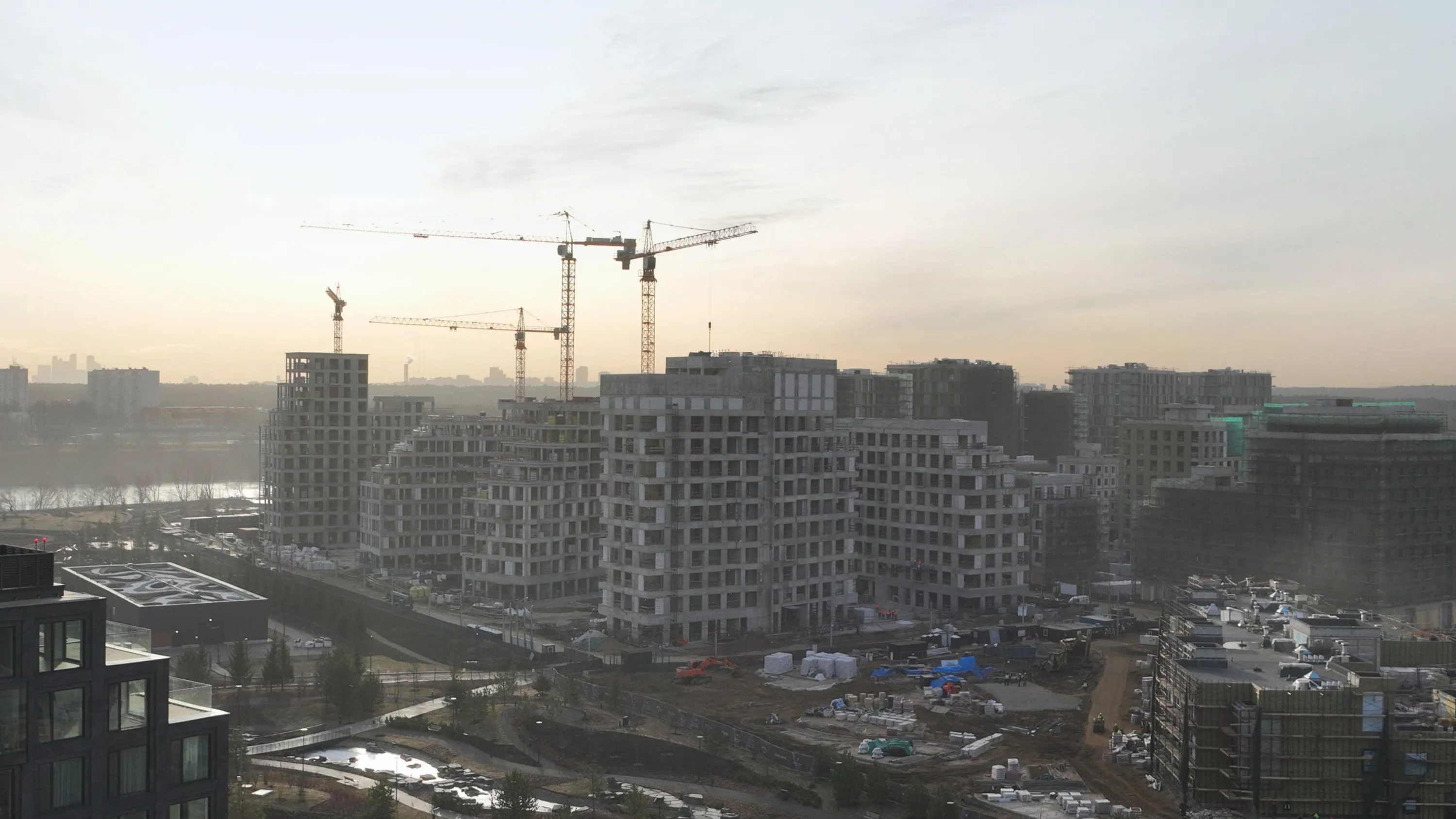 СберСити - квартал В14 ход строительства