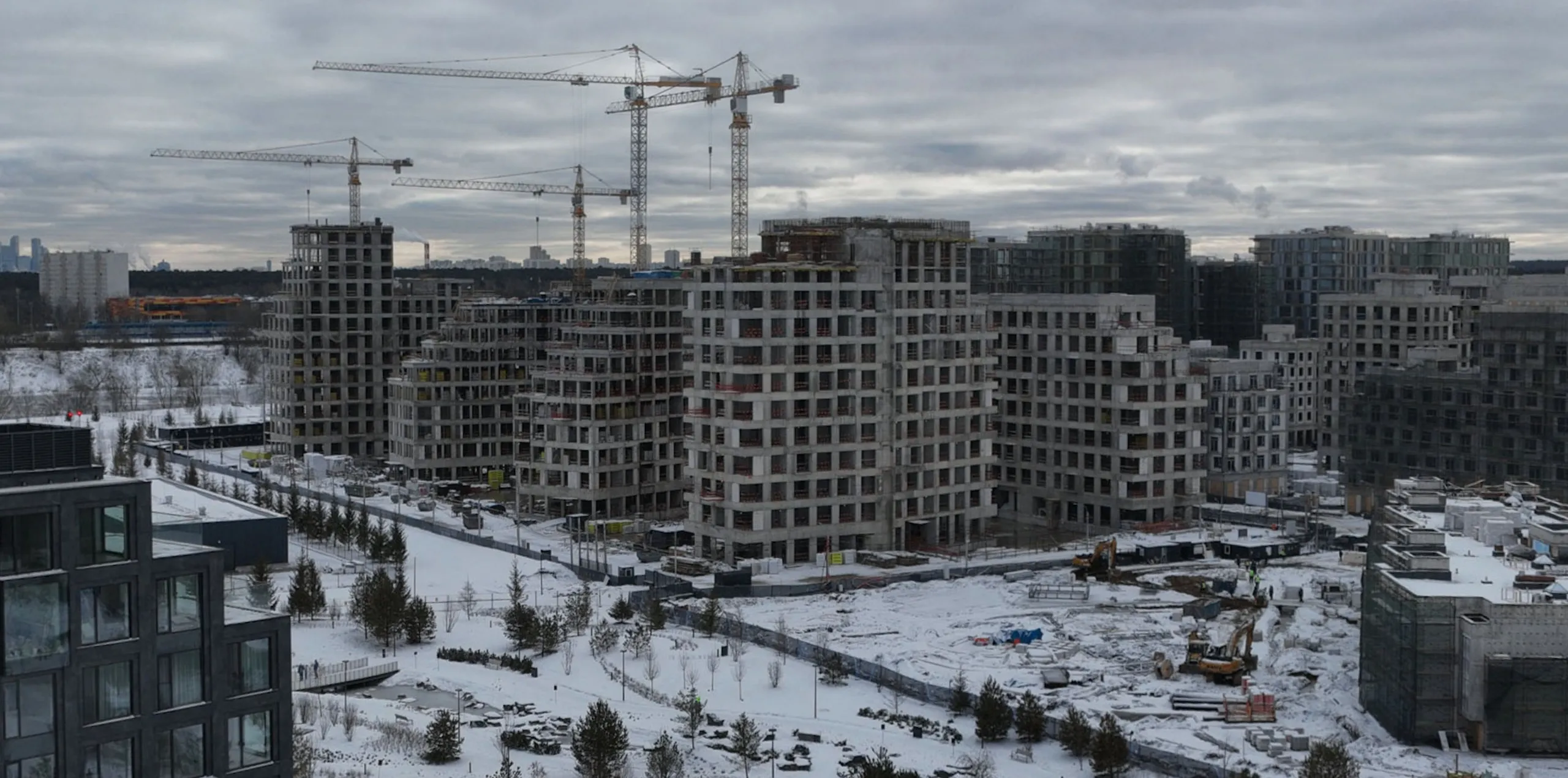 СберСити - квартал В14 ход строительства