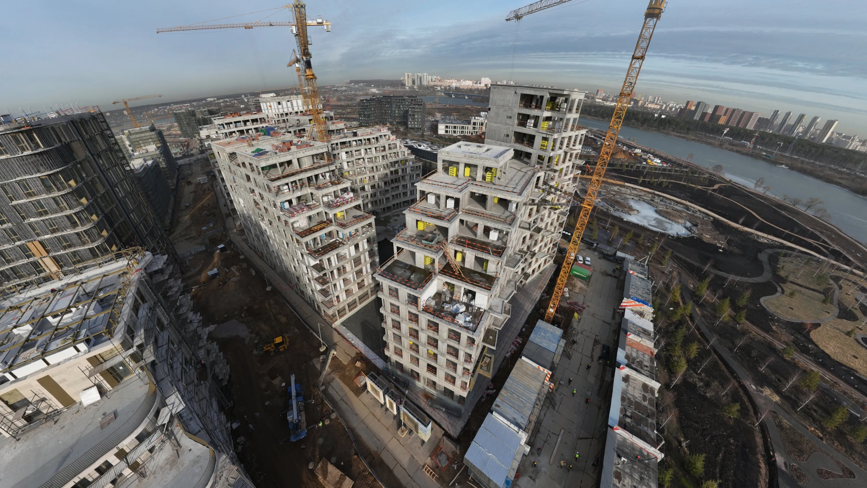 СберСити - квартал В14 ход строительства