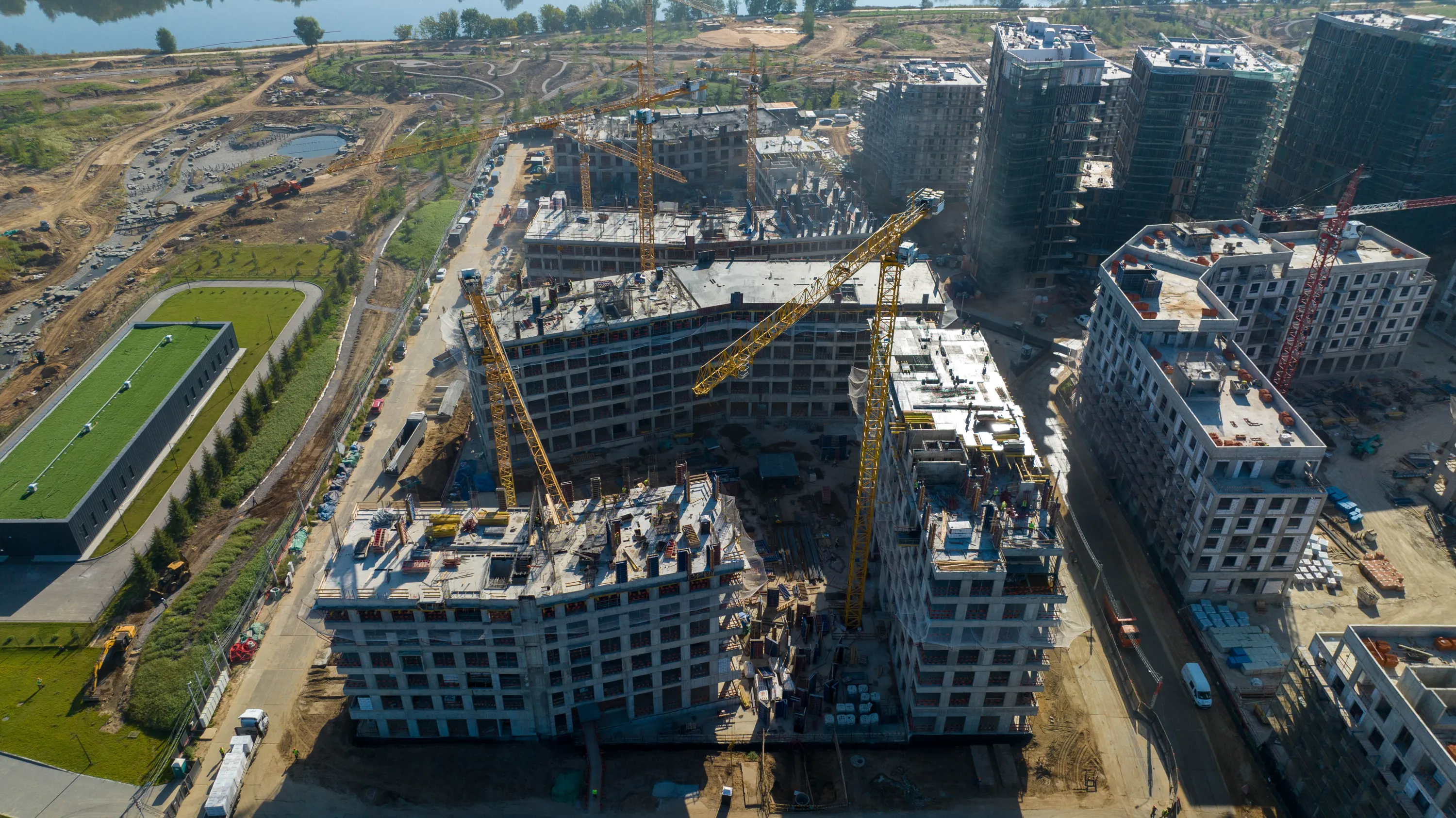 СберСити - квартал В14 ход строительства
