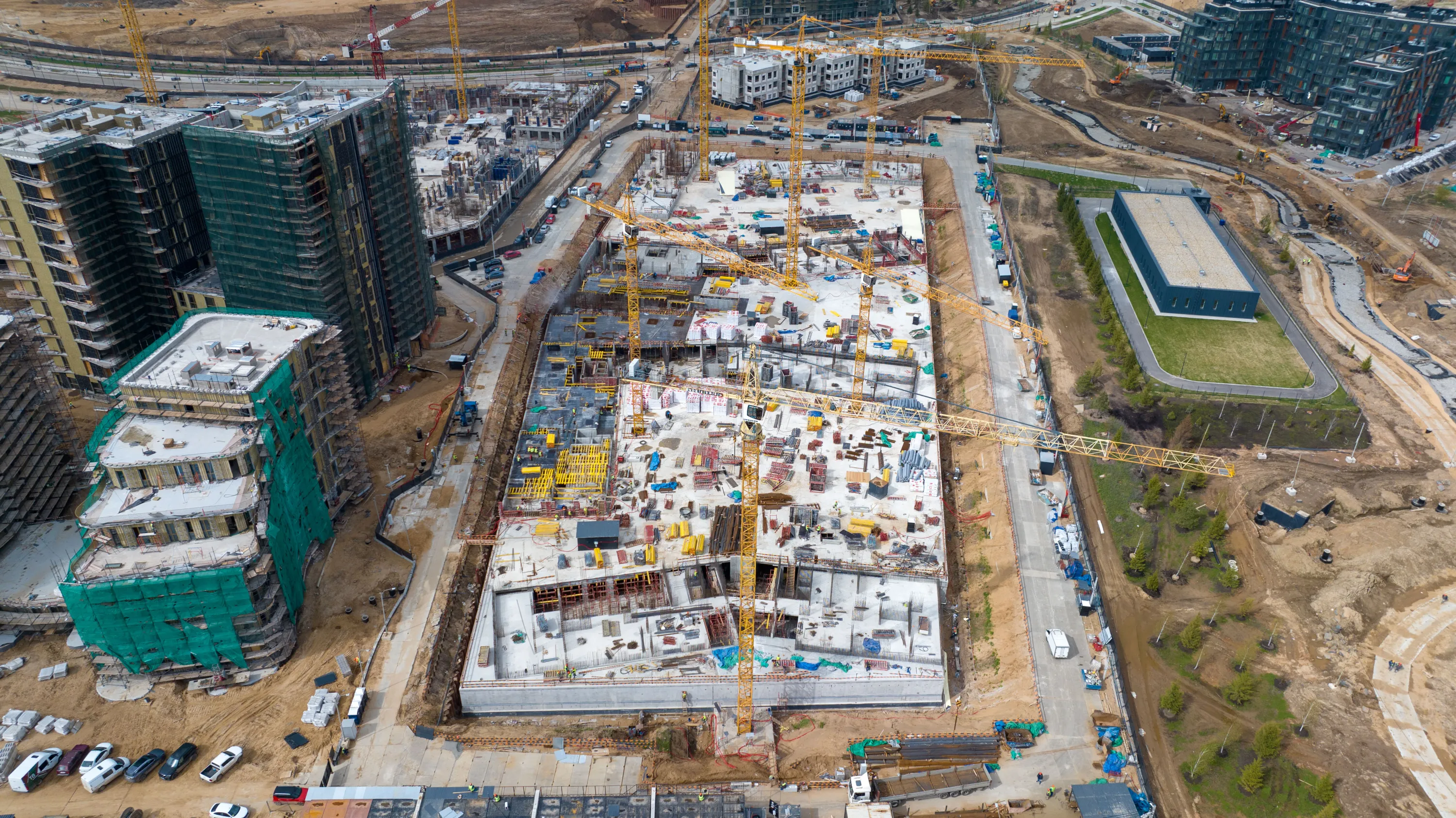 СберСити - квартал В14 ход строительства