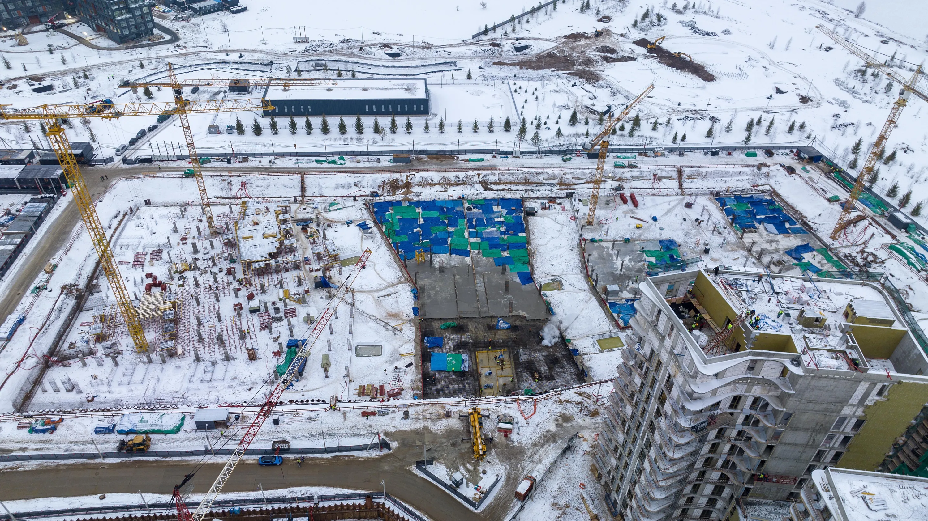 СберСити - квартал В14 ход строительства