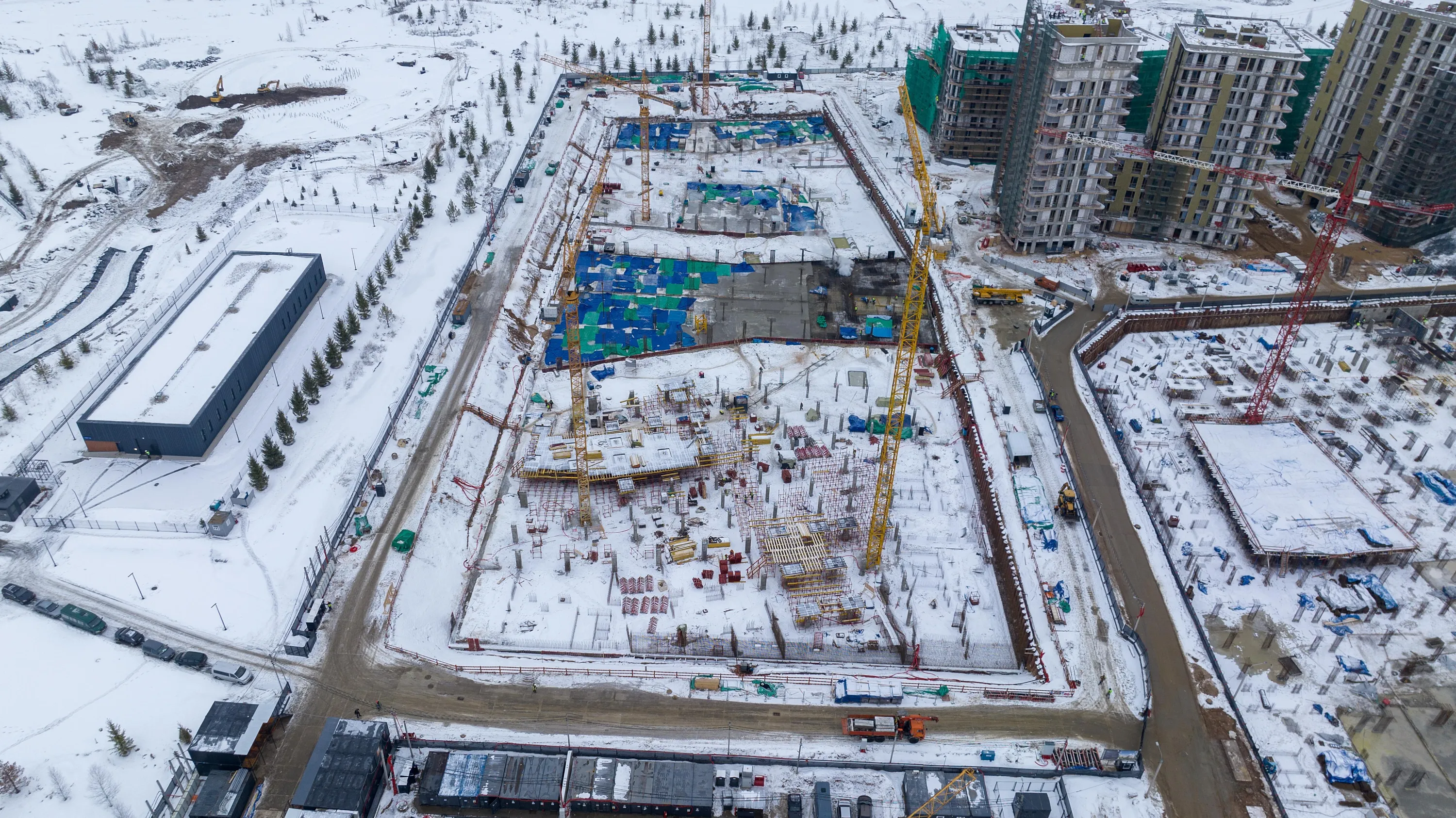 СберСити - квартал В14 ход строительства