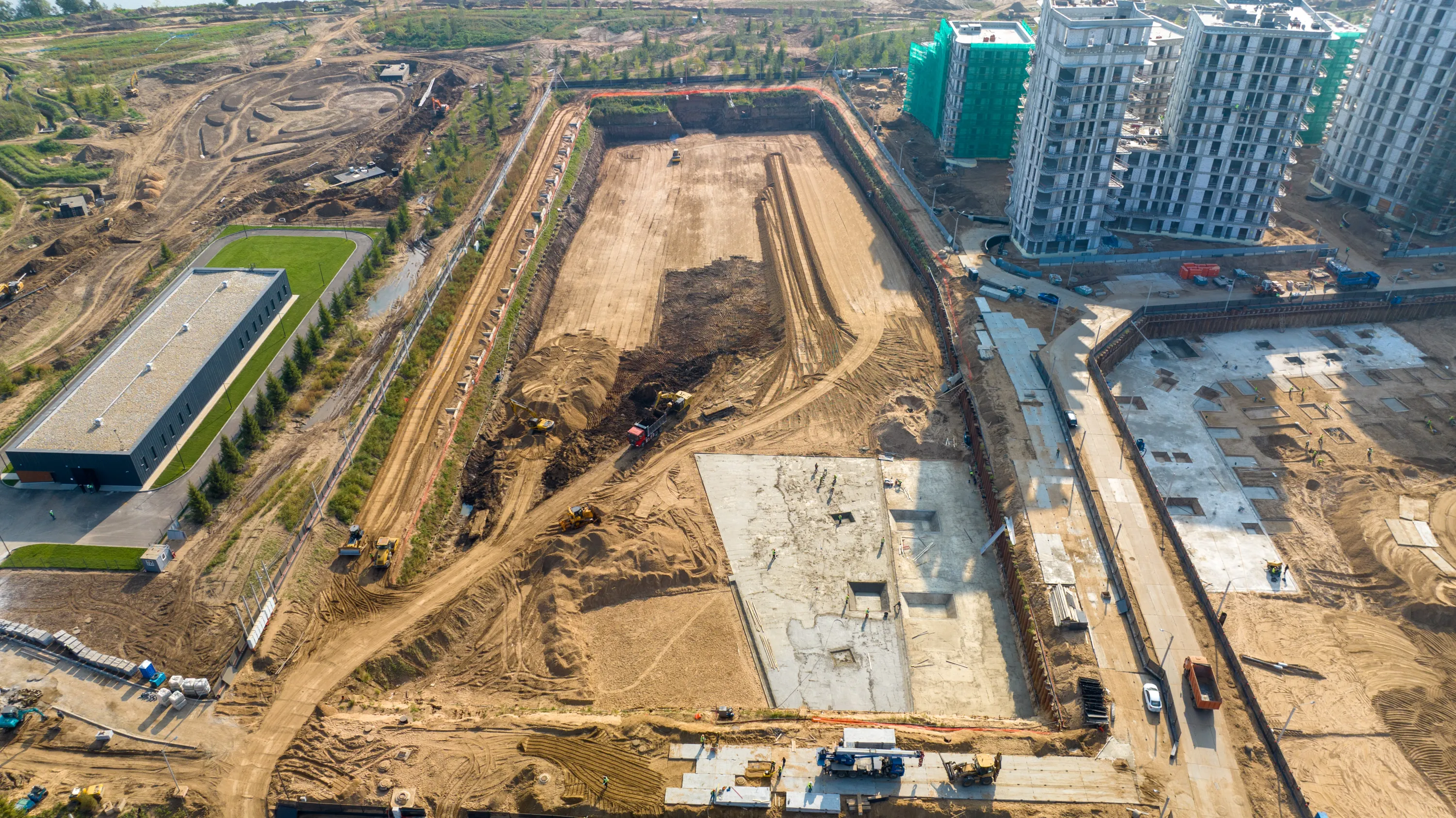 СберСити - квартал В14 ход строительства