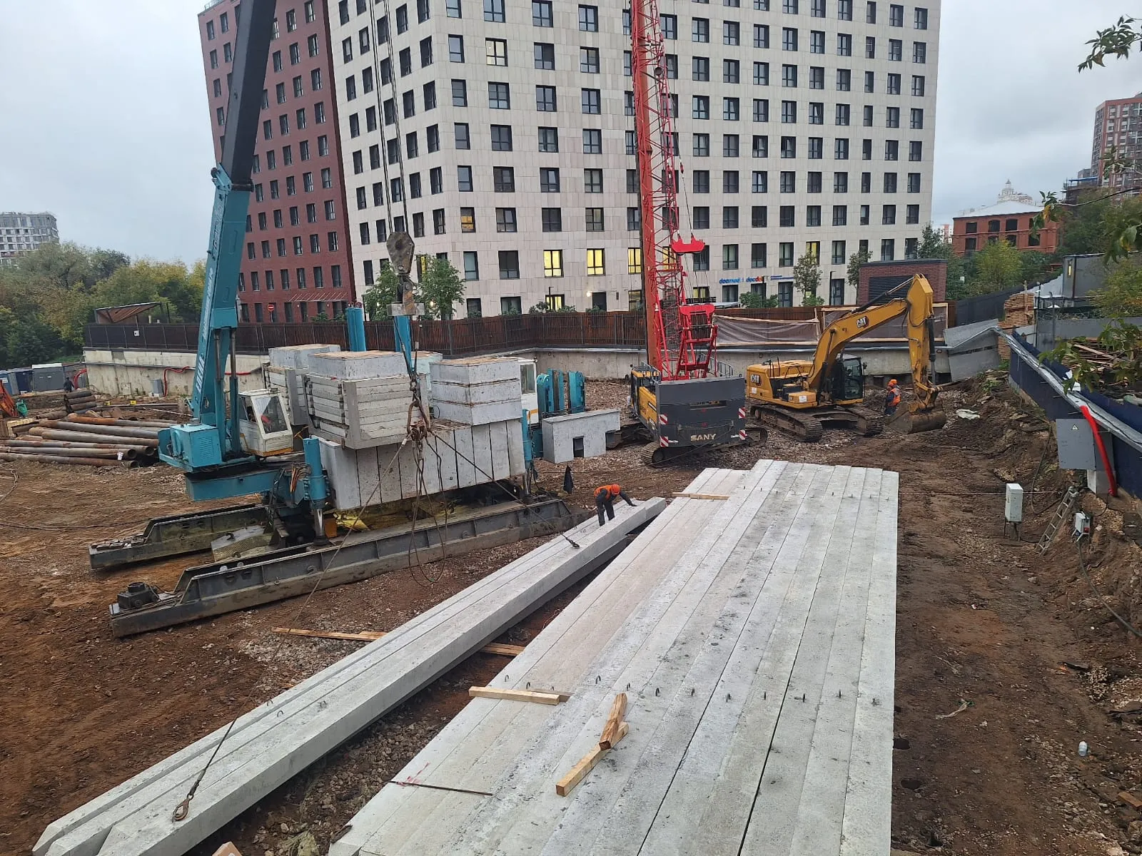 Клубный проект Кутузов Сити ход строительства